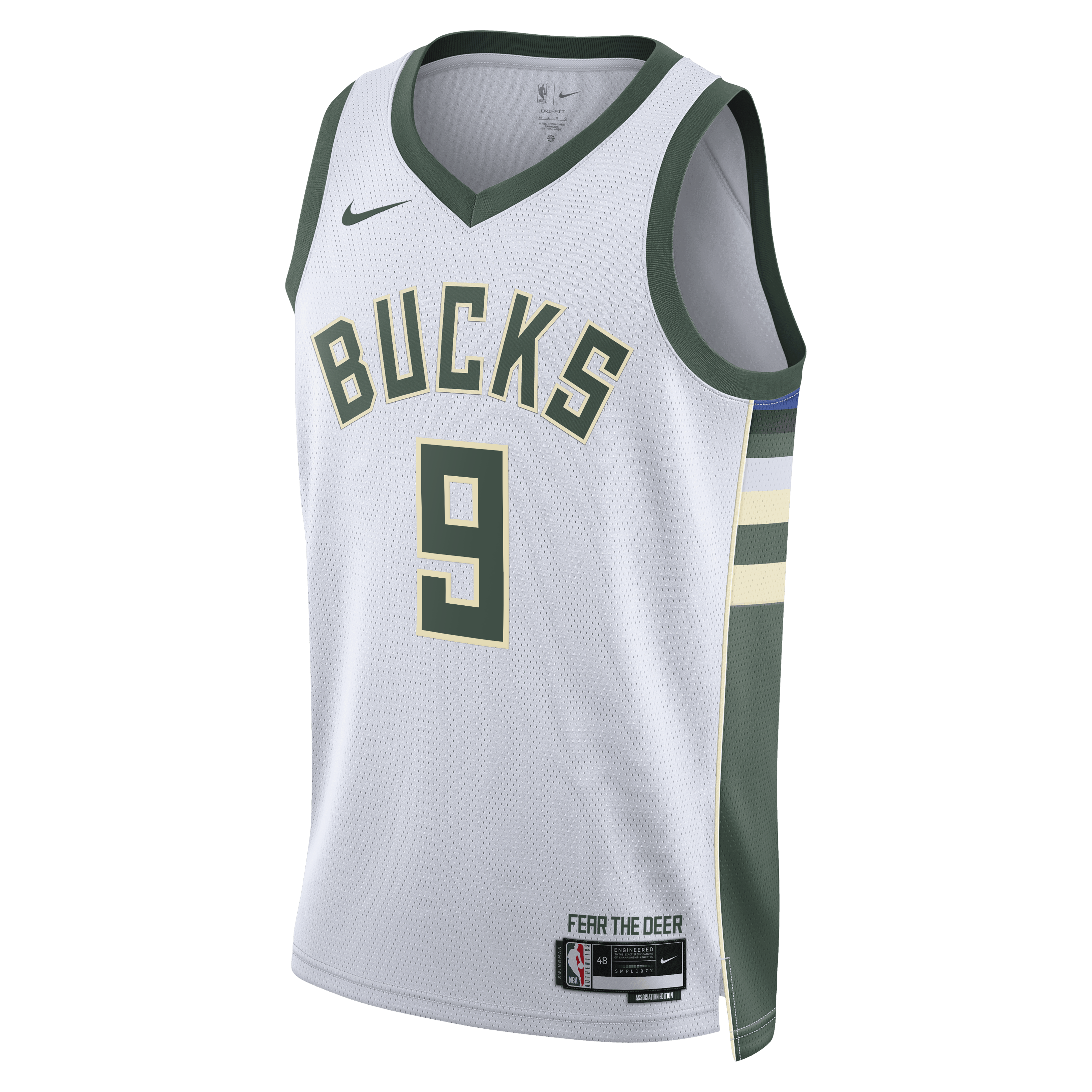 Kel'el Ware Milwaukee Bucks Association Edition Swingman Jersey - White - Unisex