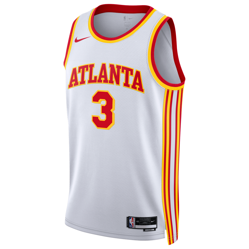 CJ McCollum Atlanta Hawks Association Edition Swingman Jersey - White - Unisex