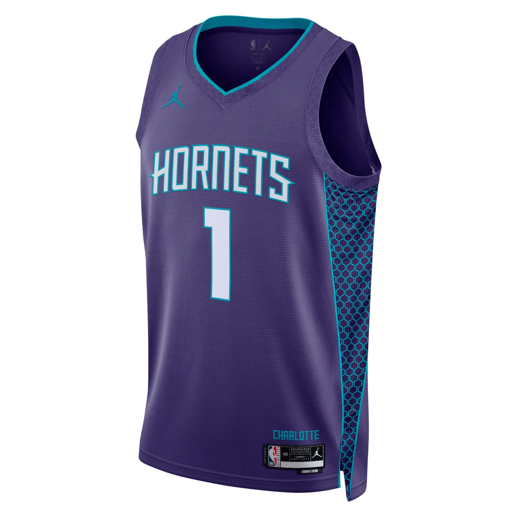 LaMelo Ball Charlotte Hornets Statement Edition Swingman Jersey - Purple - Unisex
