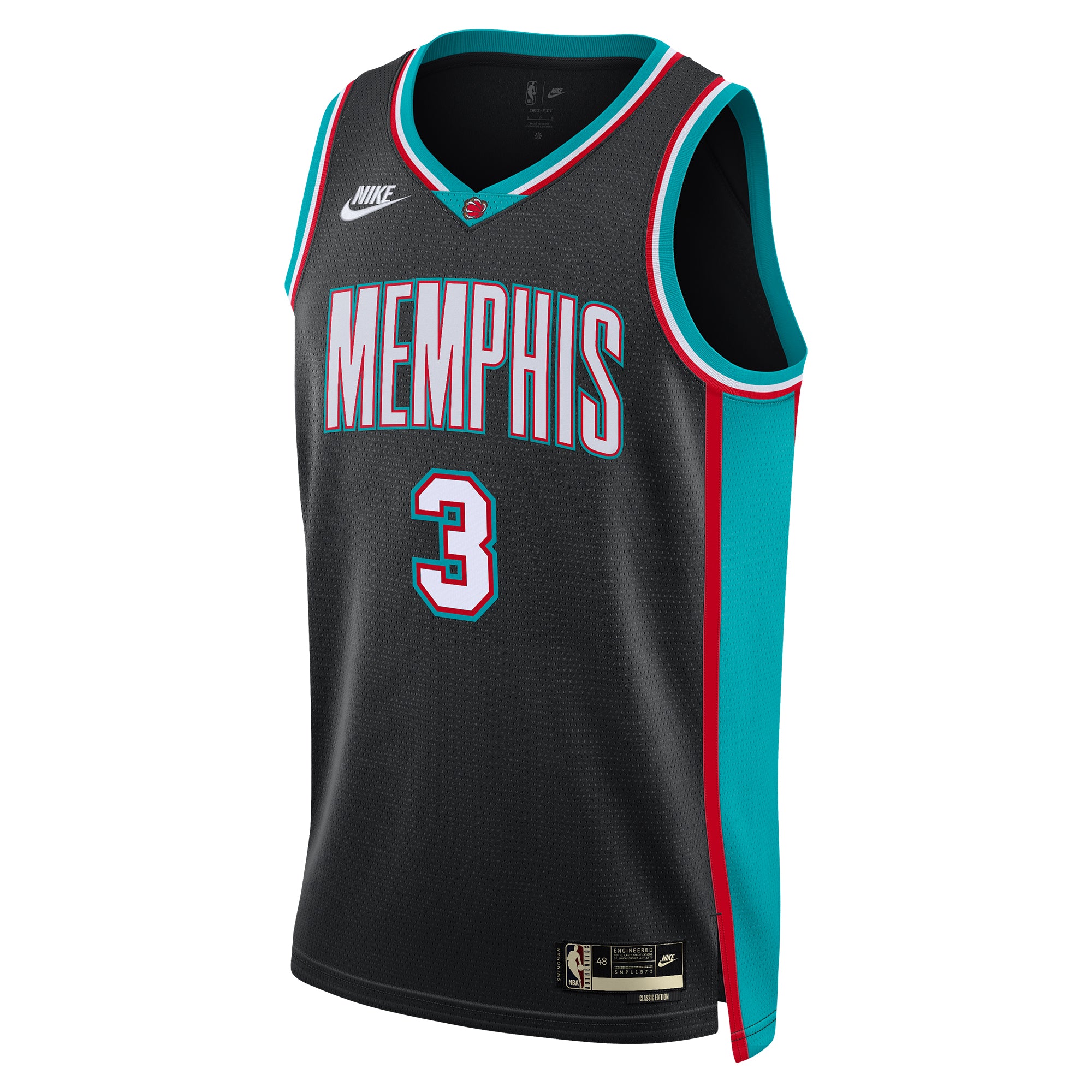 Kentavious Caldwell-Pope Memphis Grizzlies Classic Edition Jersey - Black - Unisex
