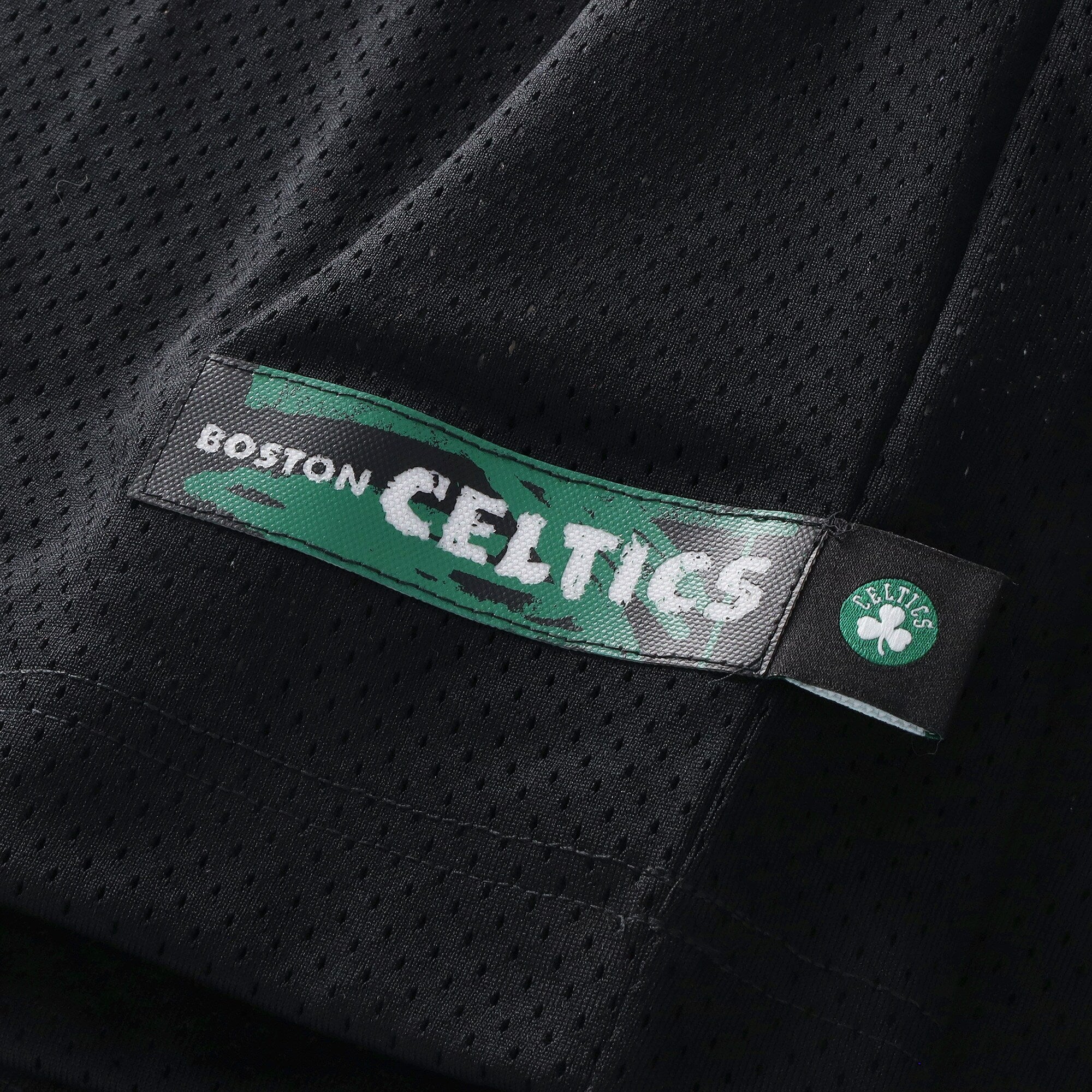 Boston Celtics Courtside Football Jersey - Black - Mens