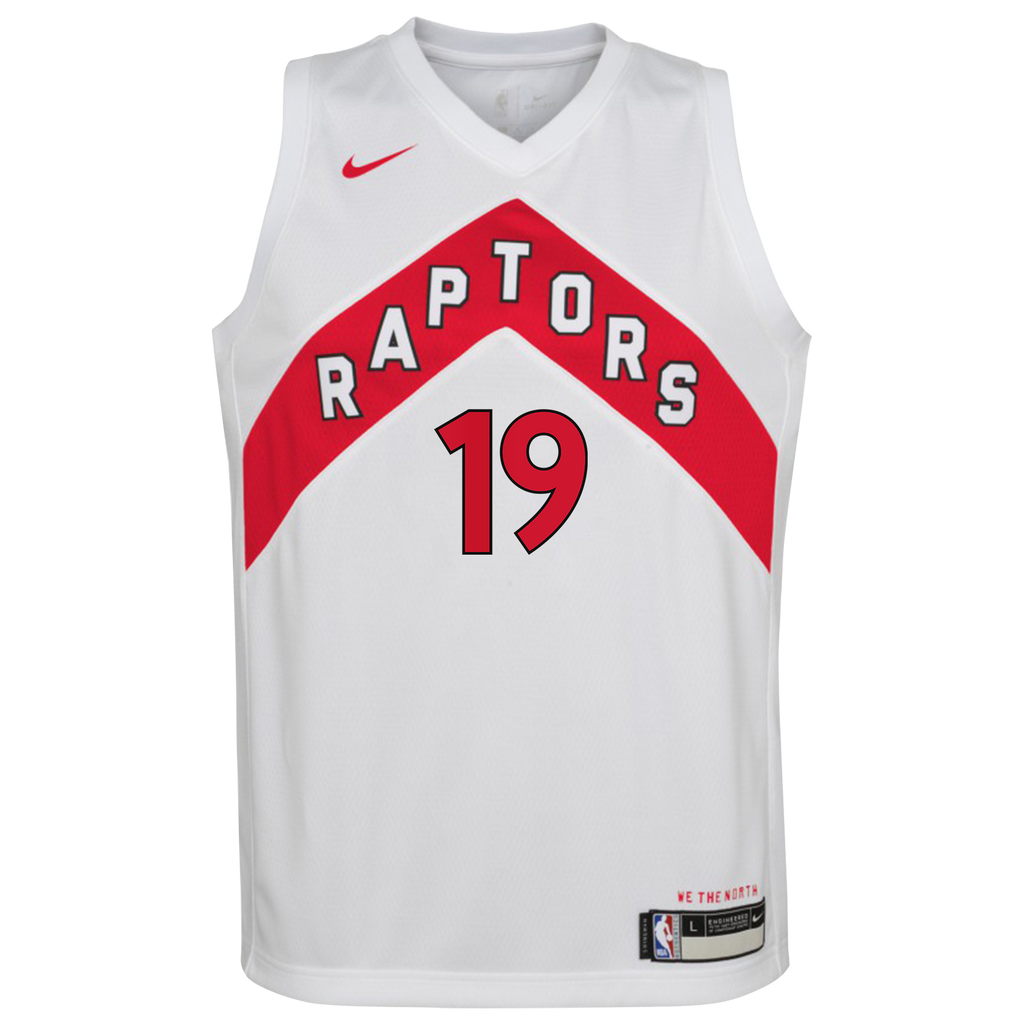 Jakob Poeltl Toronto Raptors Association Edition Swingman Jersey - White - Youth