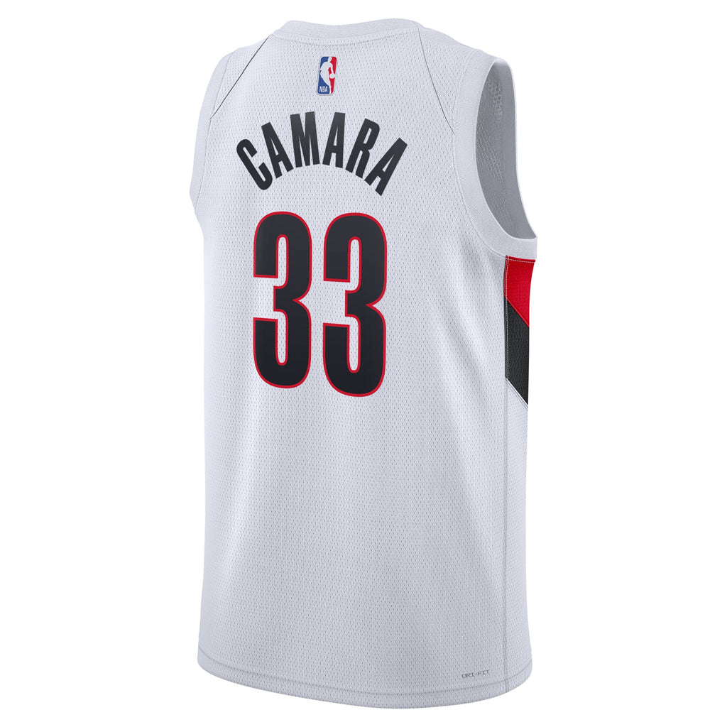 Toumani Camara Portland Trail Blazers Association Edition Replica Swingman Jersey - White - Unisex