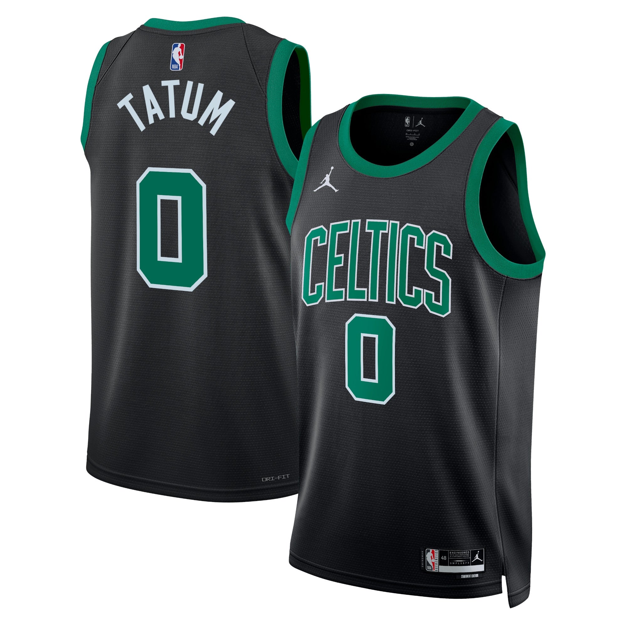 Jayson Tatum Boston Celtics Statement Edition Swingman Jersey - Black - Unisex