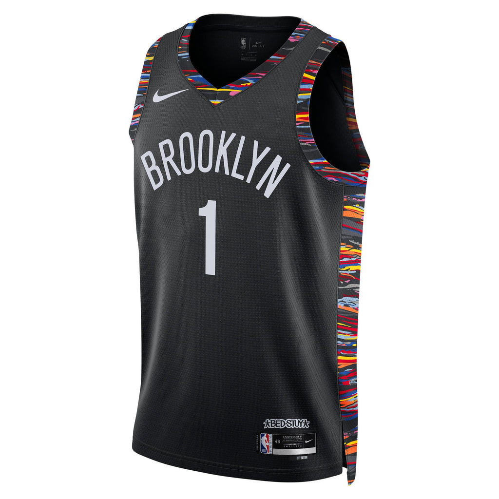 Ziaire Williams Brooklyn Nets 2025/26 City Edition Swingman Jersey - Black - Unisex