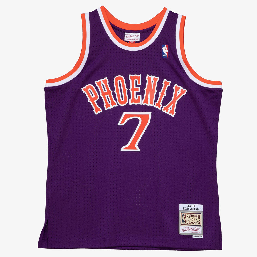 Kevin Johnson Phoenix Suns 1989 Dark Authentic Jersey - Purple