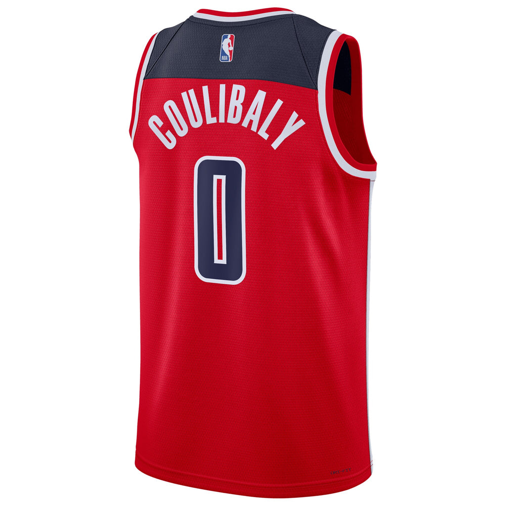 Bilal Coulibaly Washington Wizards Icon Edition Swingman Jersey - Red - Unisex