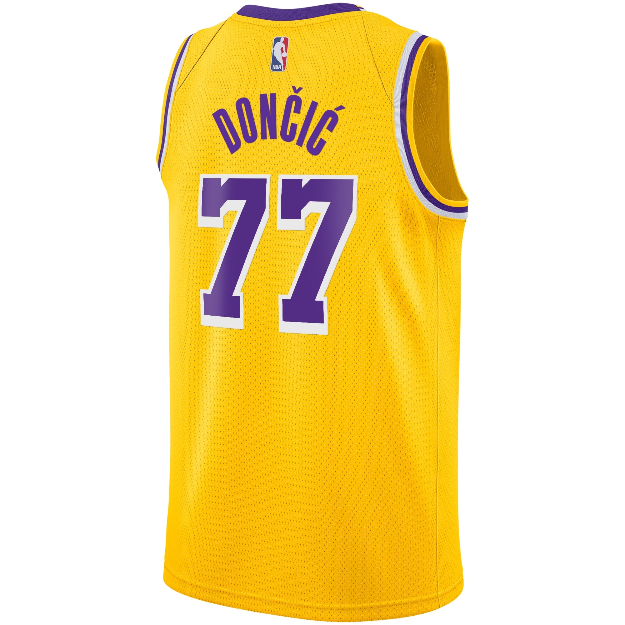 Luka Dončić Los Angeles Lakers Icon Edition Swingman Jersey - Gold - Youth