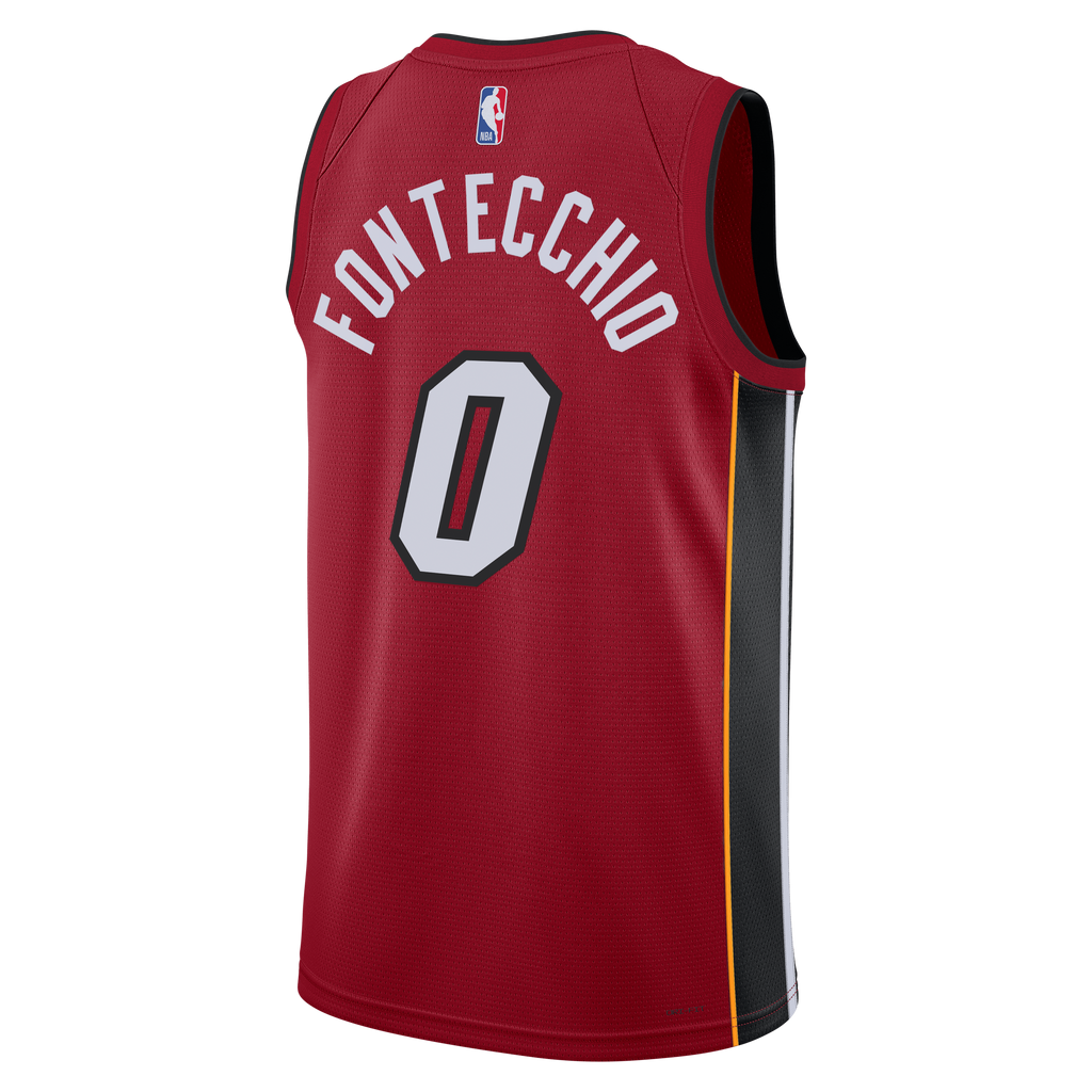 Simone Fontecchio Miami Heat Statement Edition Swingman Jersey - Red - Unisex