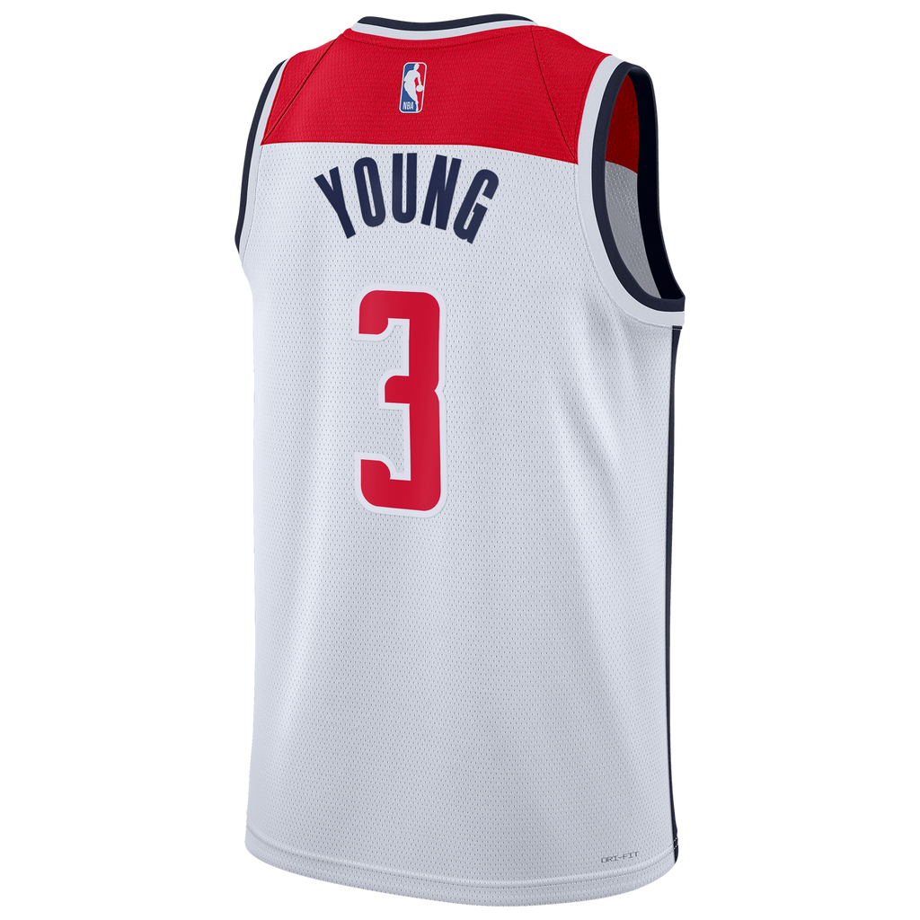 Trae Young Washington Wizards Association Edition Swingman Jersey - White - Unisex