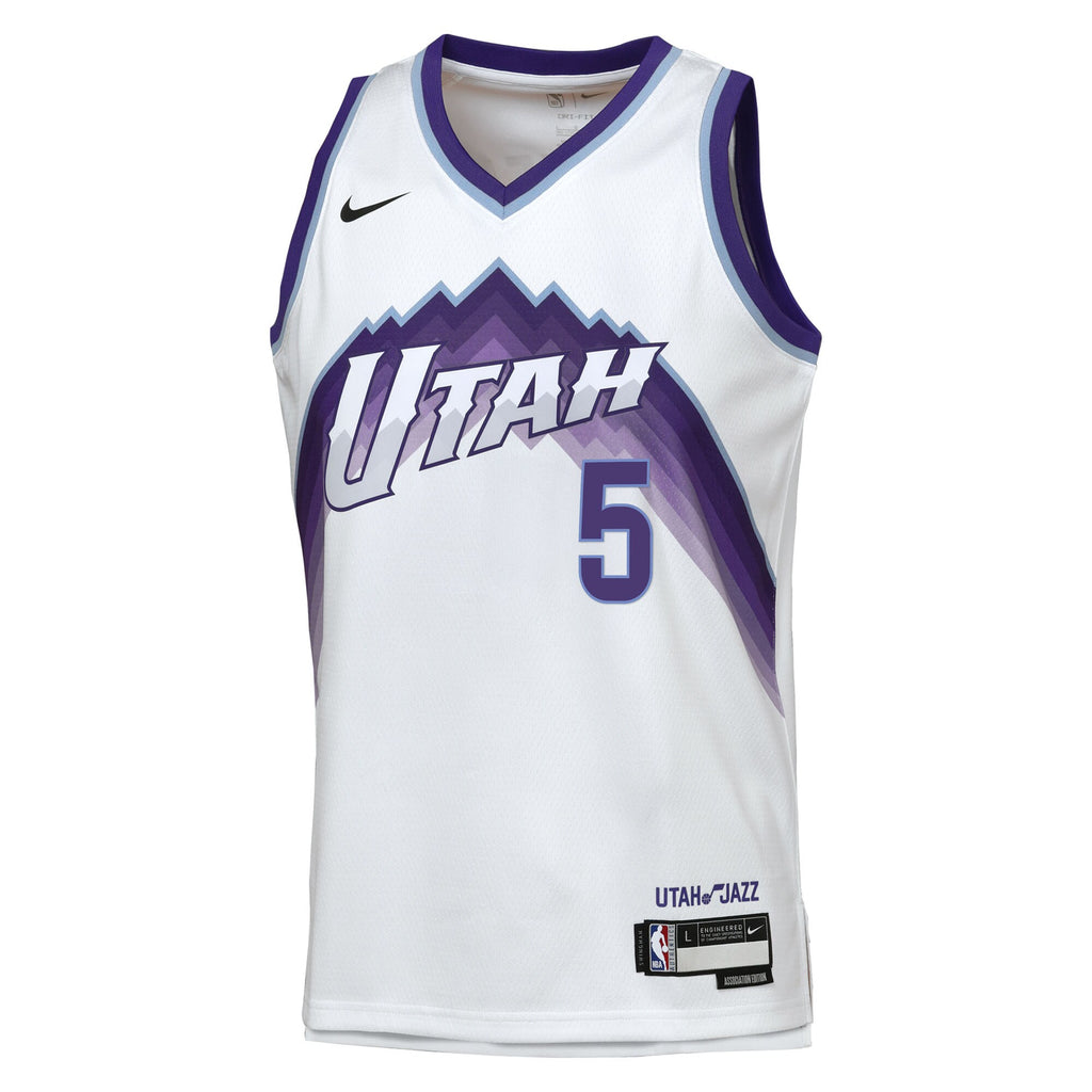 Cody Williams Utah Jazz Association Edition Replica Swingman Jersey - White - Youth