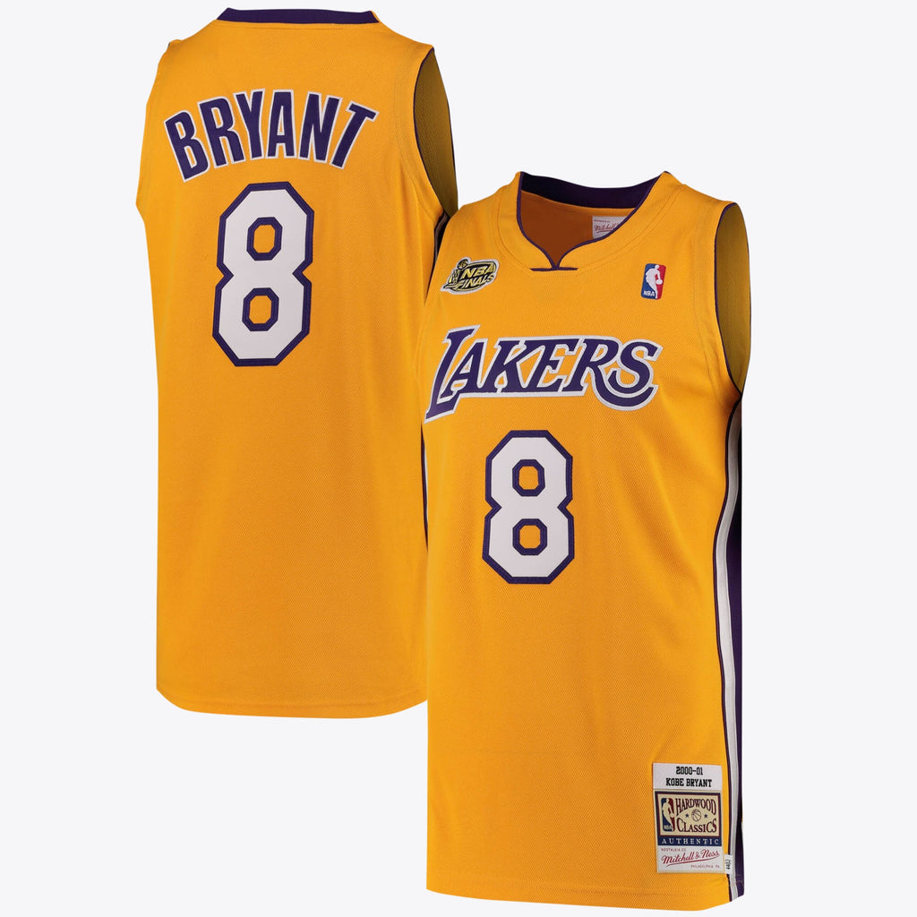 Kobe Bryant Los Angeles Lakers 2000-01 Hardwood Classics Authentic Jersey - Mens