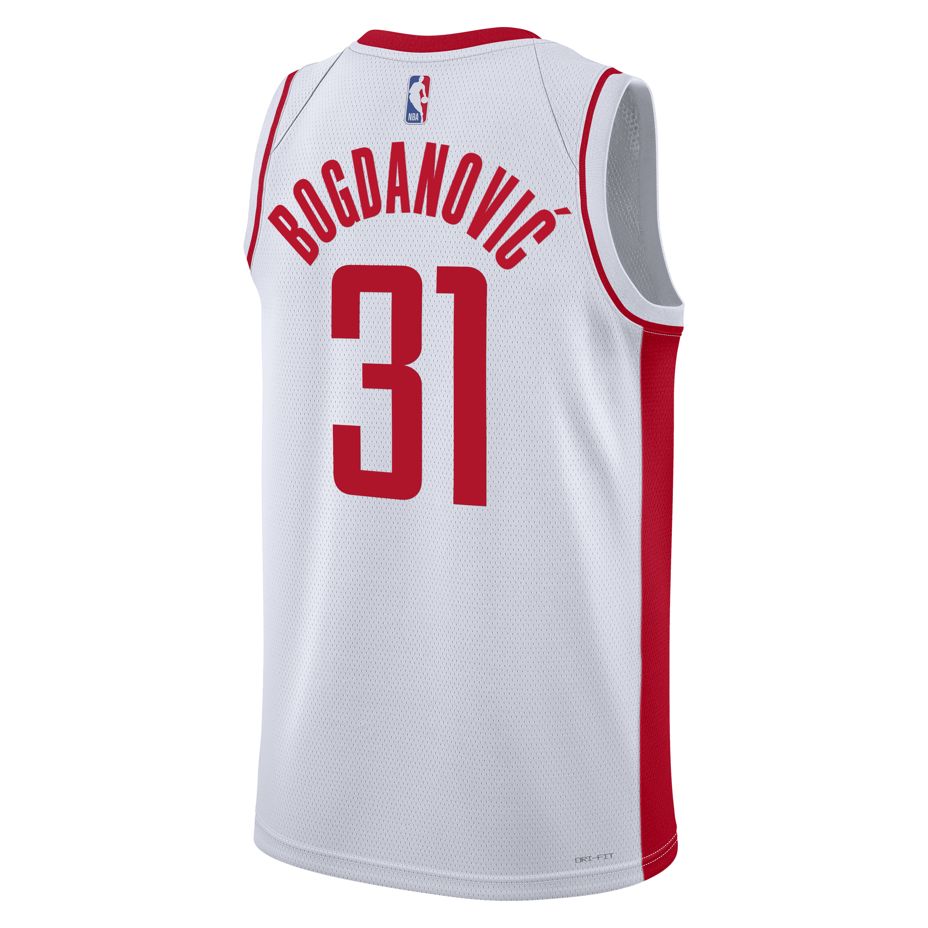 Bogdan Bogdanović Houston Rockets Association Edition Swingman Jersey - White - Unisex