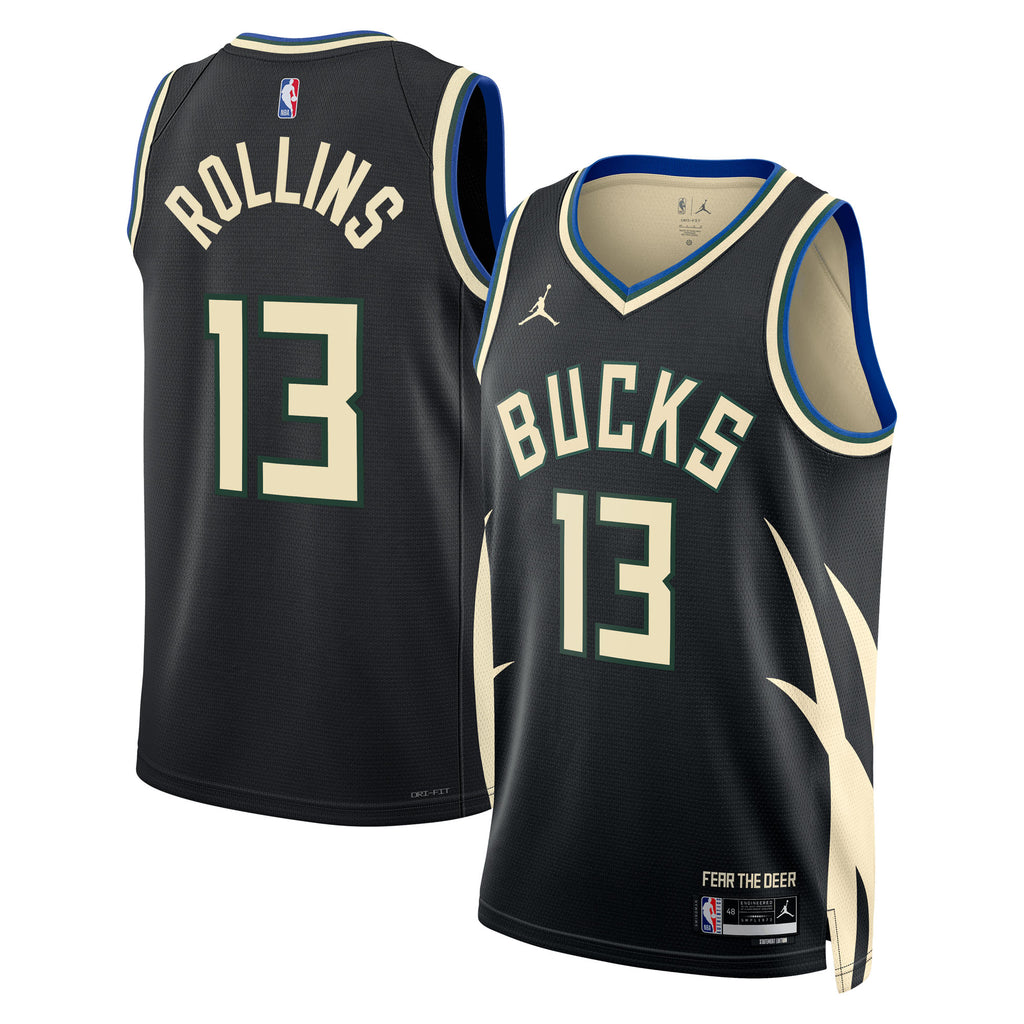 Ryan Rollins Milwaukee Bucks Statement Edition Swingman Jersey - Hunter Green - Unisex