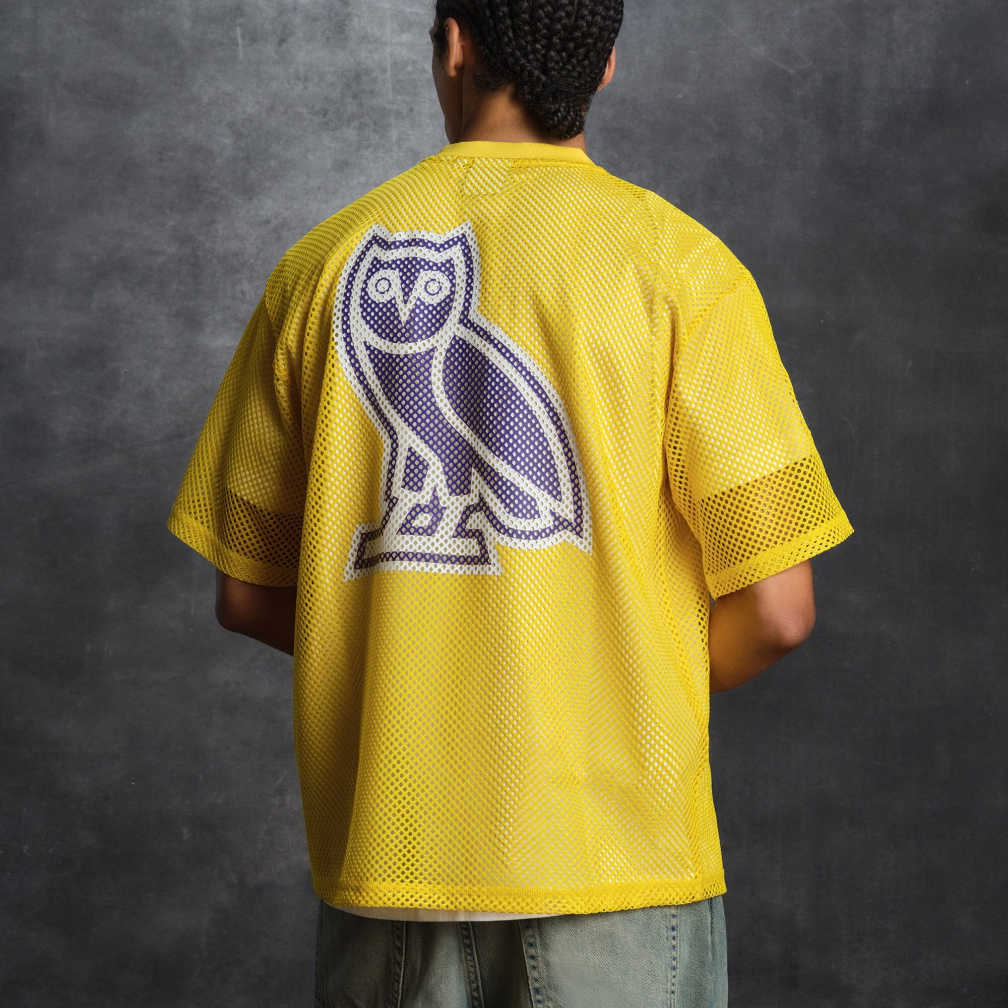 Los Angeles Lakers OVO Mesh Football Jersey - Mens