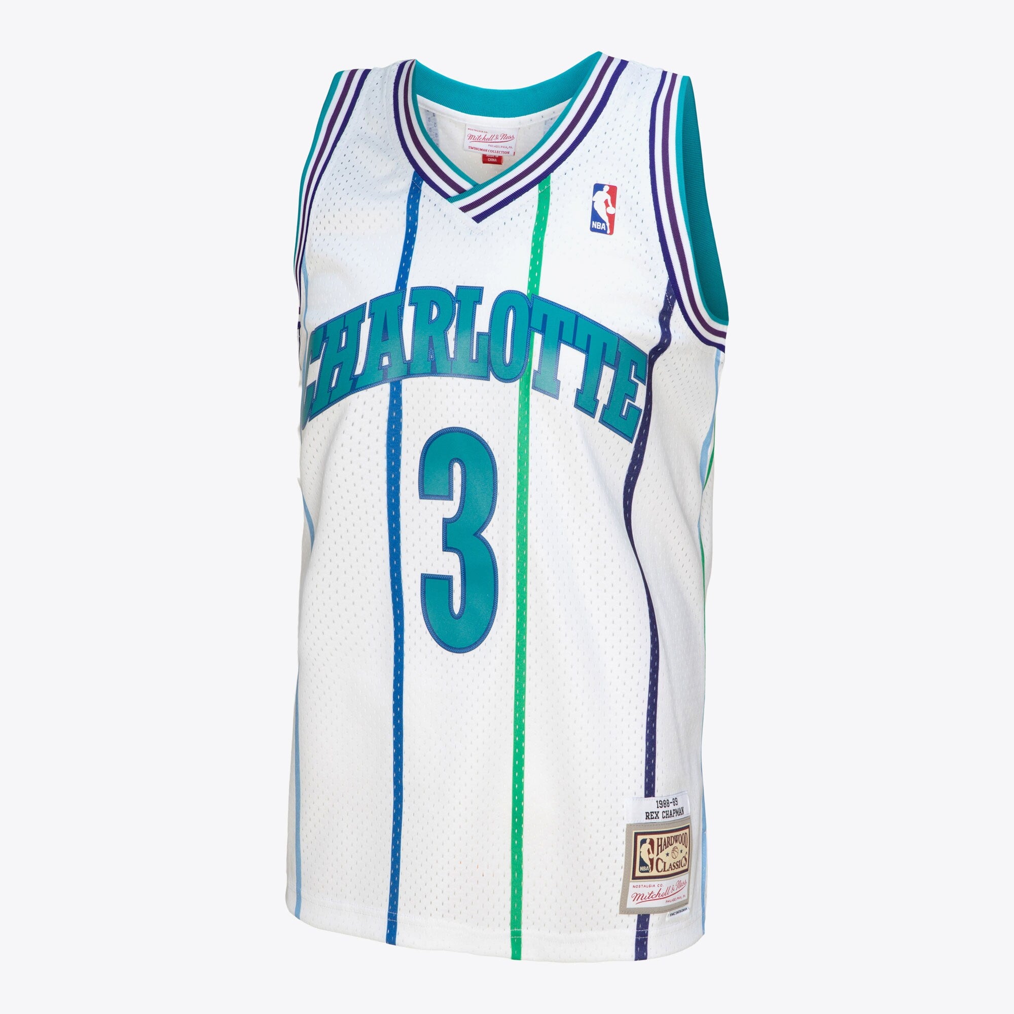 Rex Chapman Charlotte Hornets 1988 Authentic Jersey - White