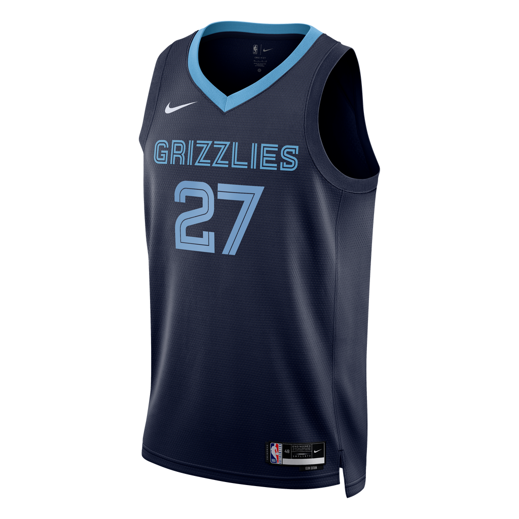 Cameron Boozer Memphis Grizzlies Swingman Icon Jersey - Black - Unisex