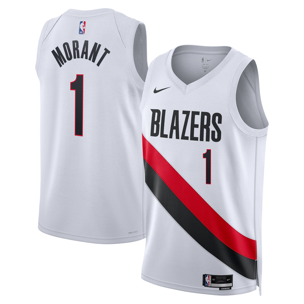 Ja Morant Portland Trail Blazers Association Edition Replica Swingman Jersey - White - Unisex