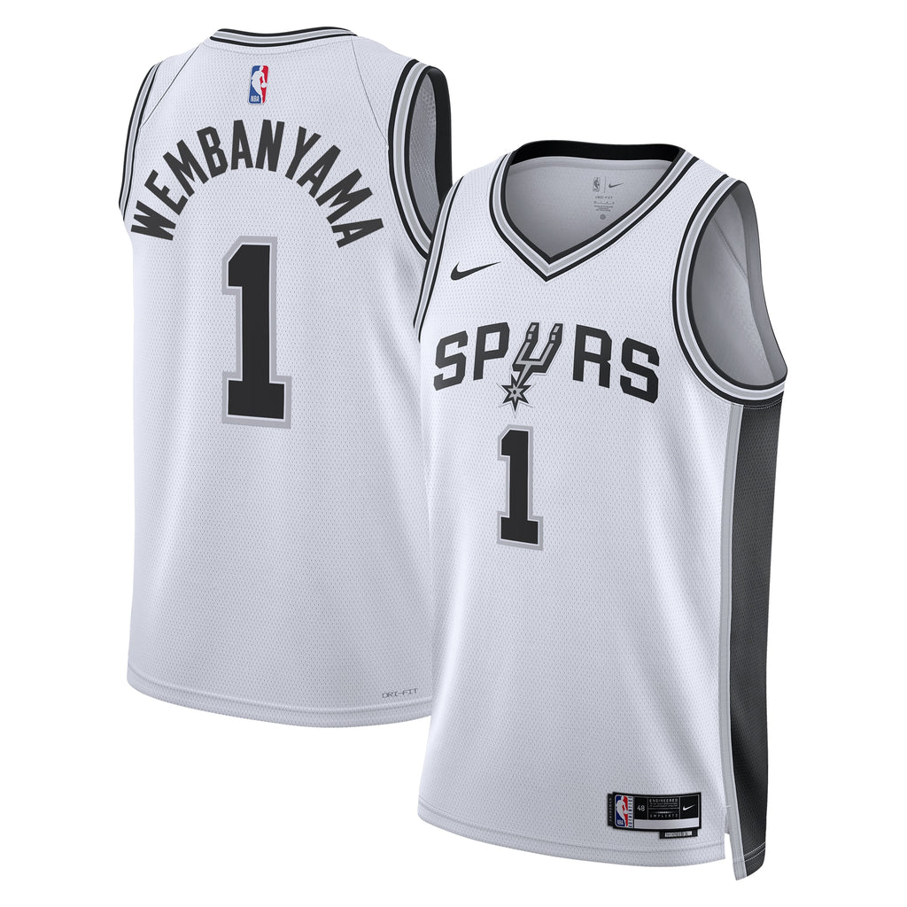 Victor Wembanyama San Antonio Spurs Association Edition Swingman Jersey - White - Unisex