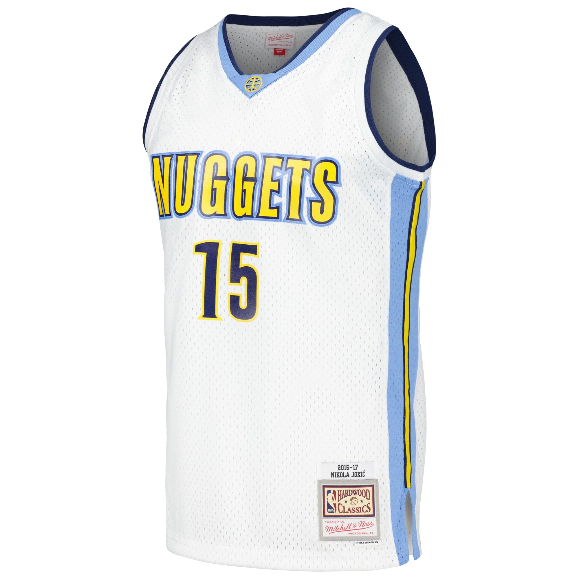 Nikola Jokić Denver Nuggets 2016/17 Throwback Swingman Jersey - Mens