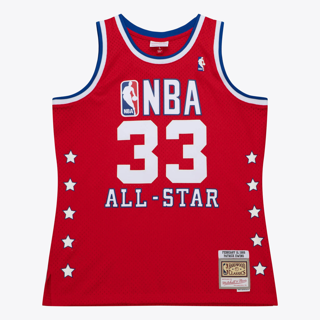 Patrick Ewing New York Knicks 1989 All-Star Authentic Swingman Jersey - Scarlet
