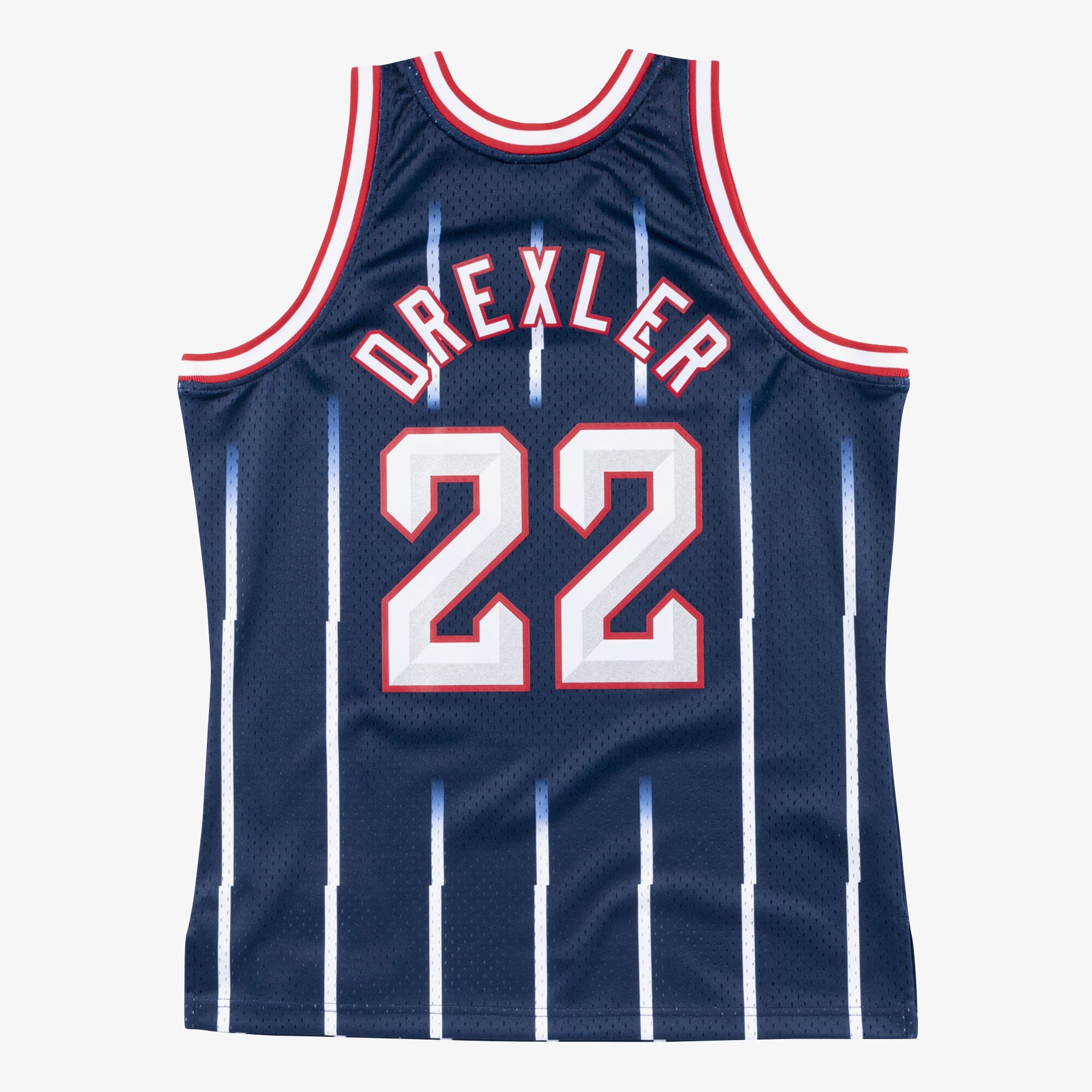 Clyde Drexler Houston Rockets 1996-97 Swingman Road Jersey