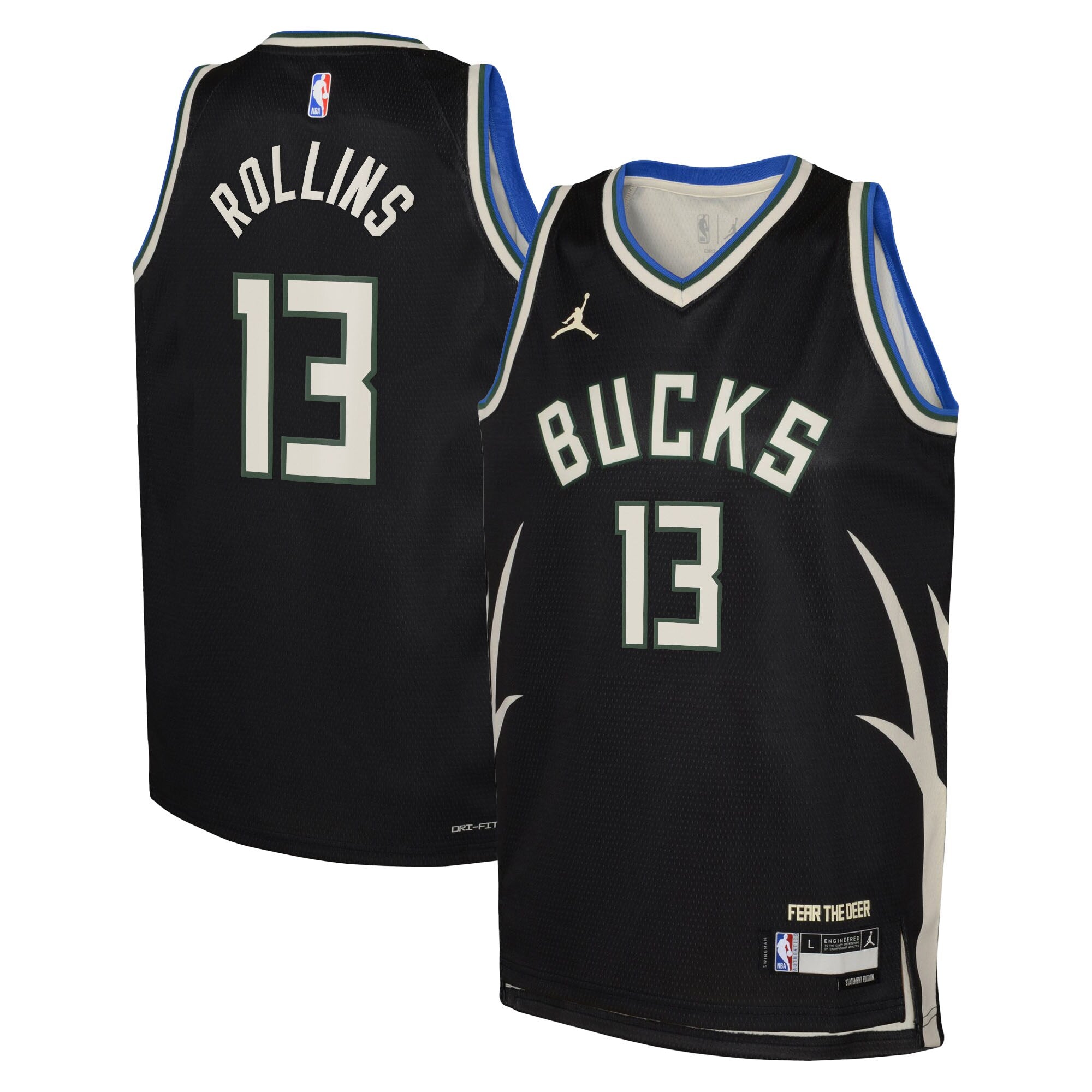 Ryan Rollins Milwaukee Bucks Statement Edition Swingman Jersey - Hunter Green - Youth