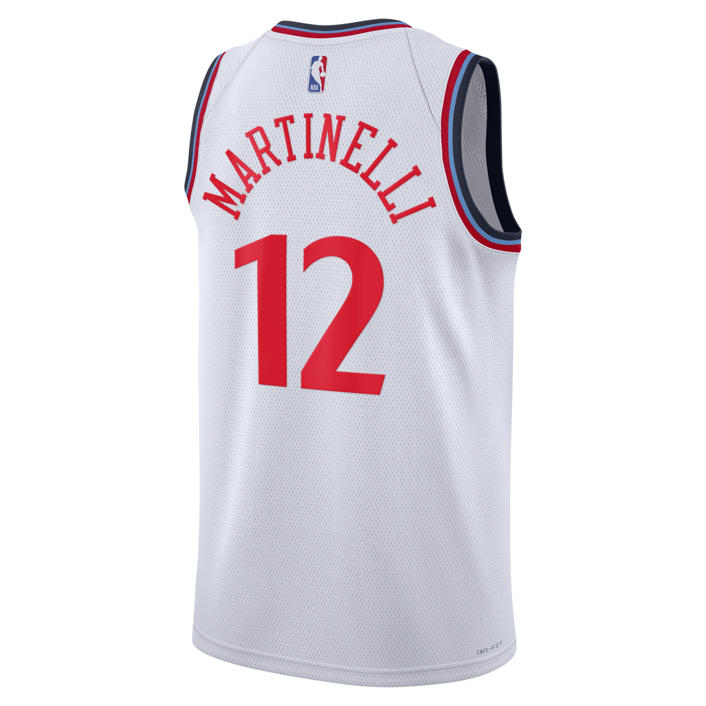 Nick Martinelli Los Angeles Clippers Association Edition Replica Swingman Jersey - White - Unisex