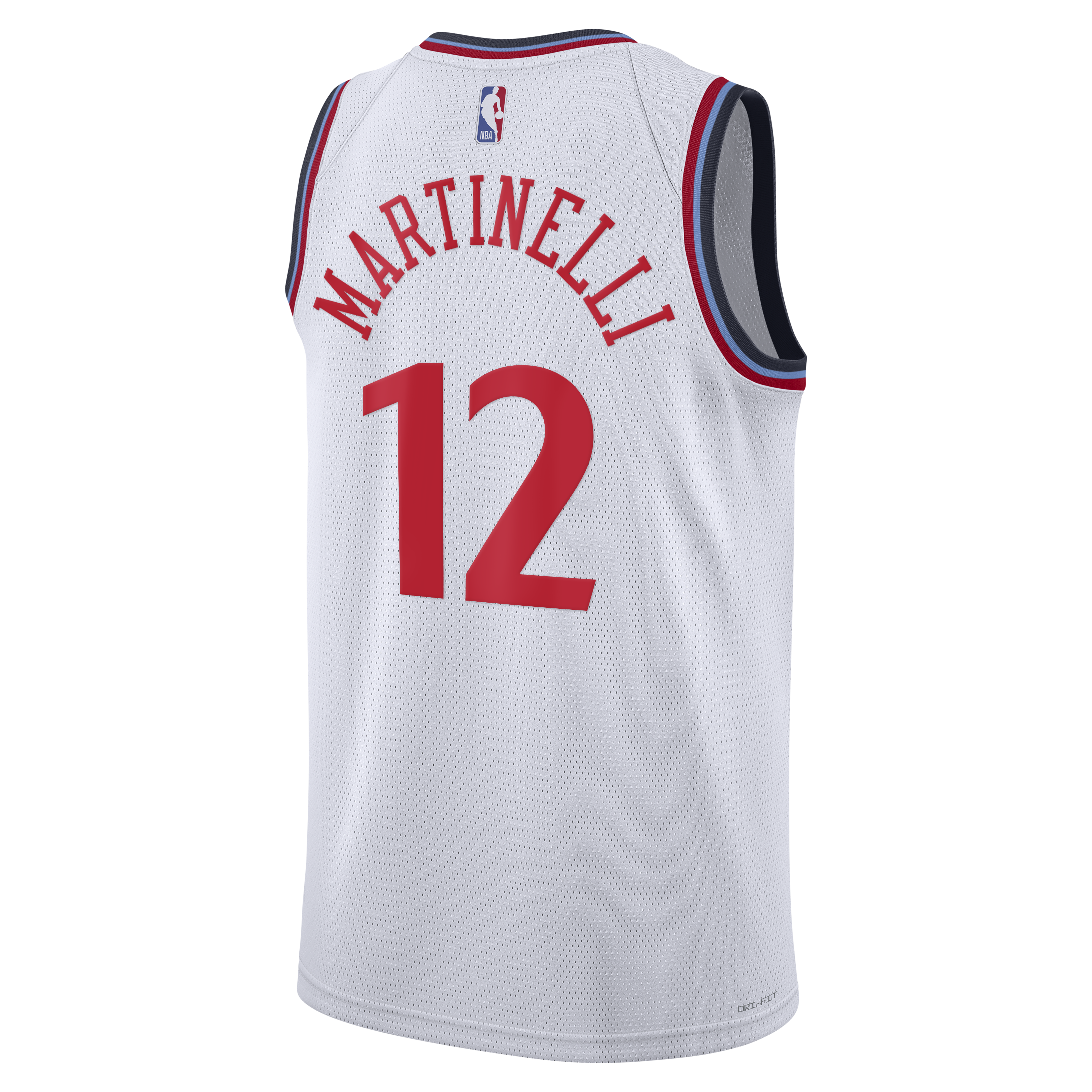 Nick Martinelli Los Angeles Clippers Association Edition Replica Swingman Jersey - White - Unisex