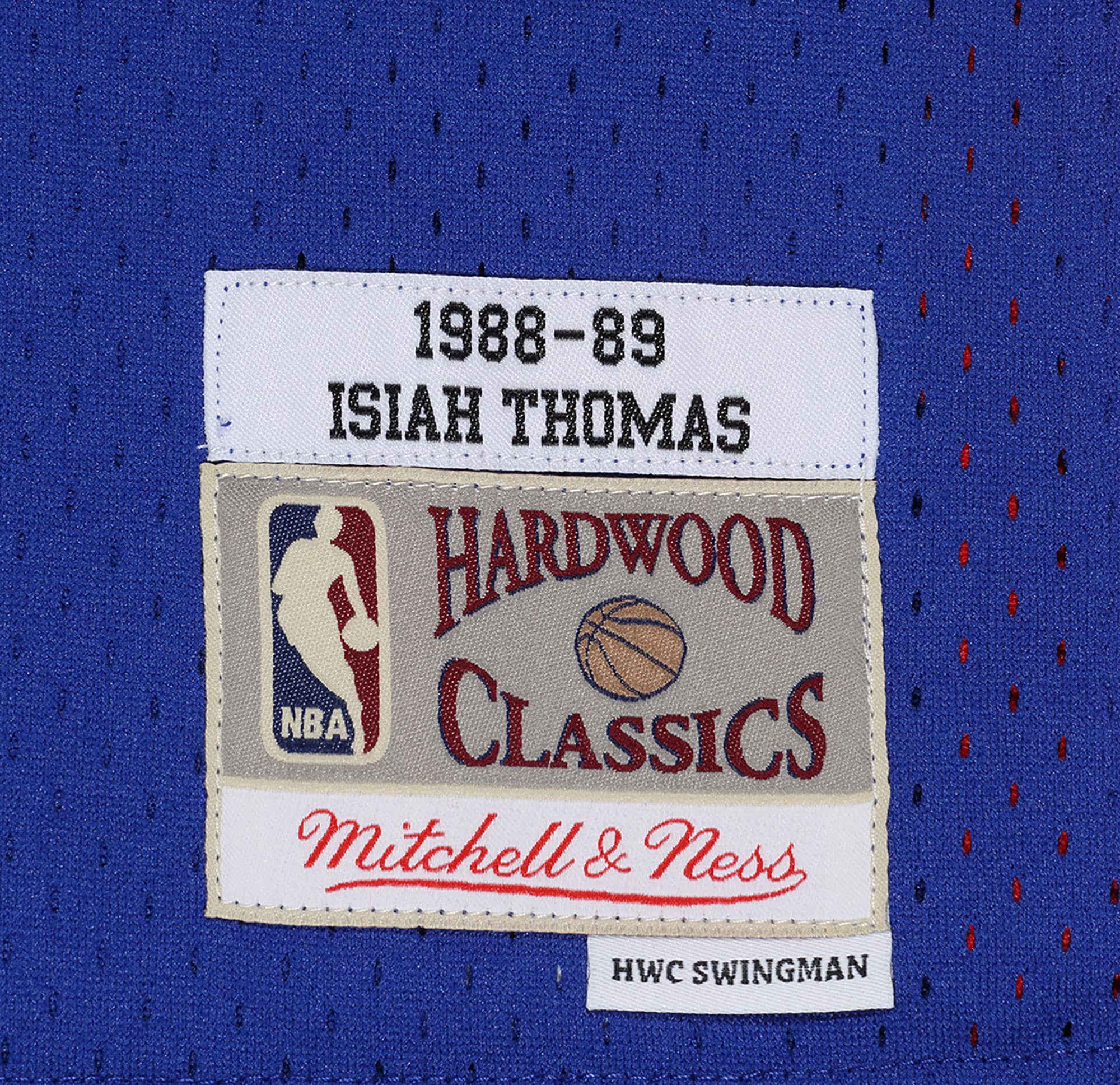 Isiah Thomas Detroit Pistons 1988-89 Swingman Road Jersey