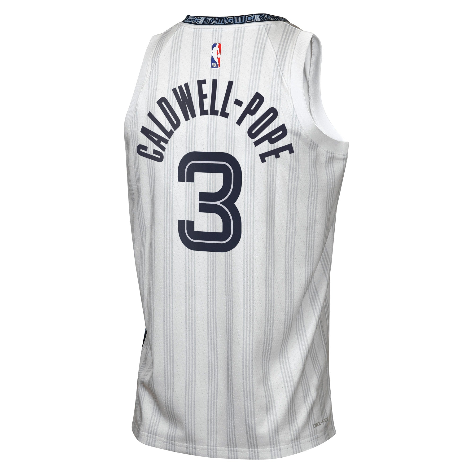 Kentavious Caldwell-Pope Memphis Grizzlies 2025/26 City Edition Swingman Jersey - Gray - Youth