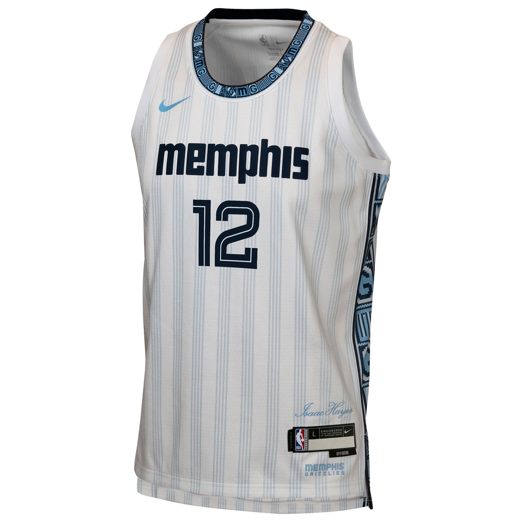 Ja Morant Memphis Grizzlies 2025/26 City Edition Swingman Jersey - Gray - Youth