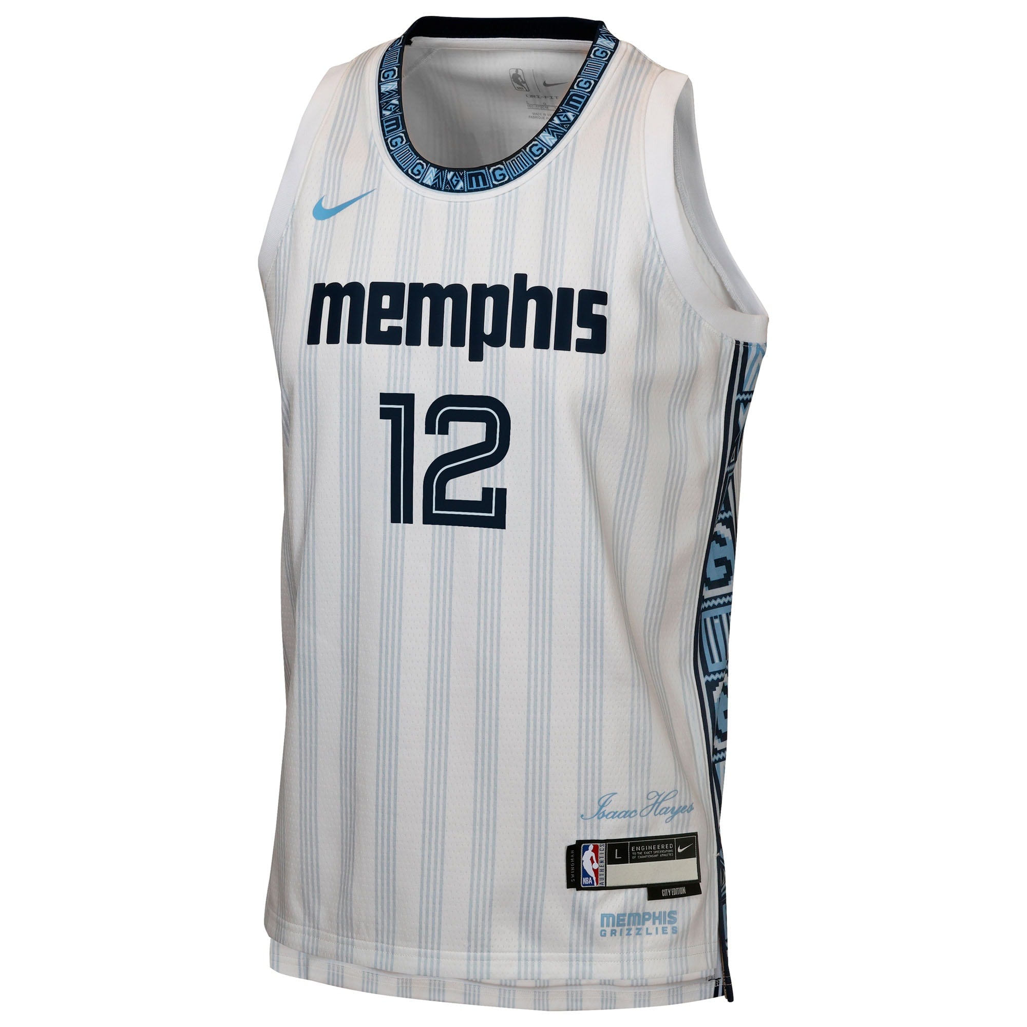 Ja Morant Memphis Grizzlies 2025/26 City Edition Swingman Jersey - Gray - Youth