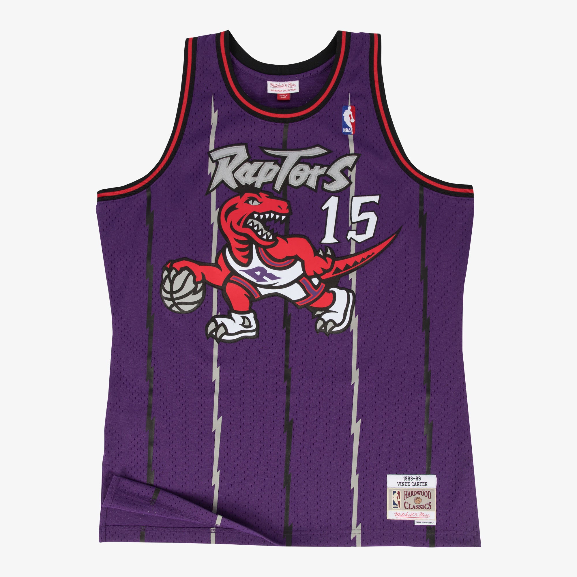 Vince Carter Toronto Raptors 1998-99 Swingman Road Jersey