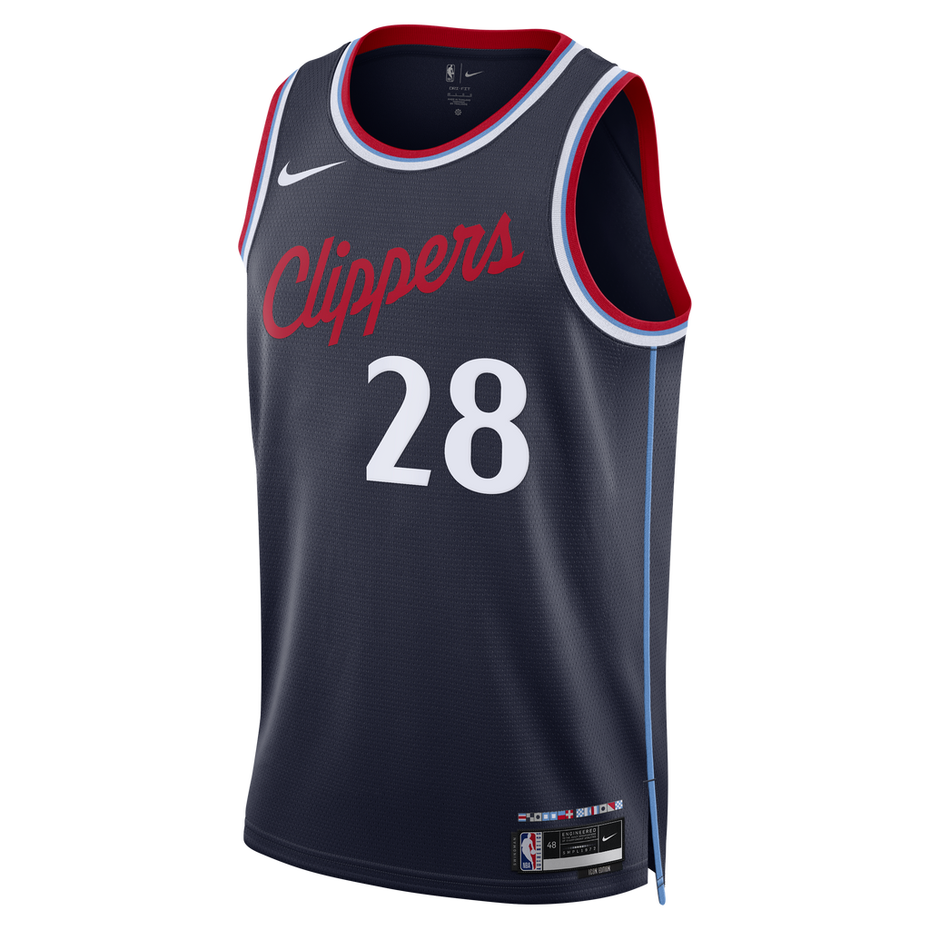 Rui Hachimura Los Angeles Clippers Icon Edition Replica Swingman Jersey - Navy - Youth