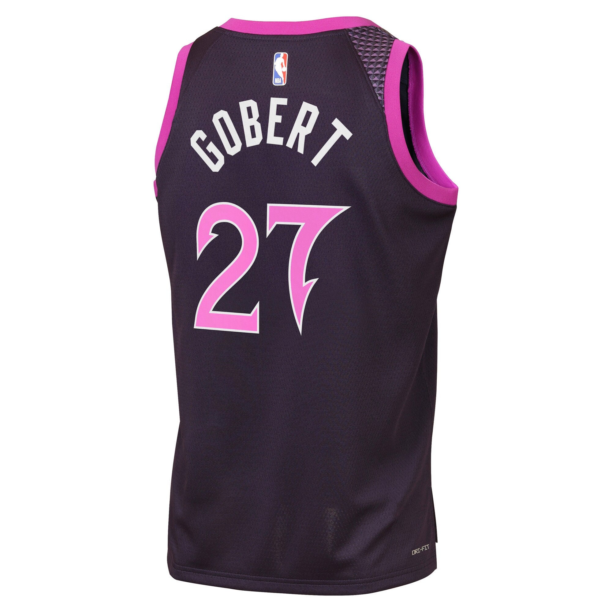 Rudy Gobert Minnesota Timberwolves 2025/26 City Edition Swingman Jersey - Black - Youth