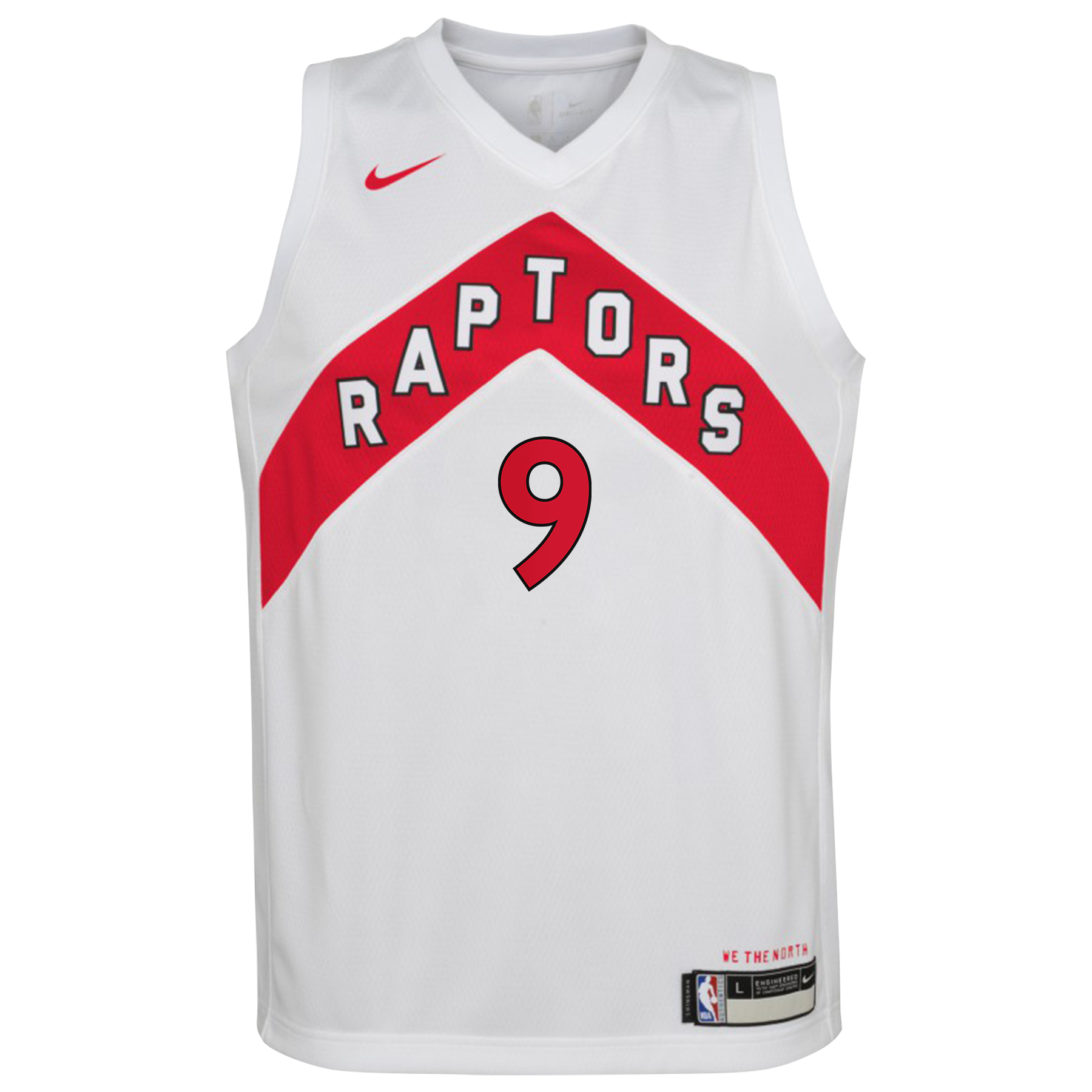 RJ Barrett Toronto Raptors Association Edition Swingman Jersey - White - Youth