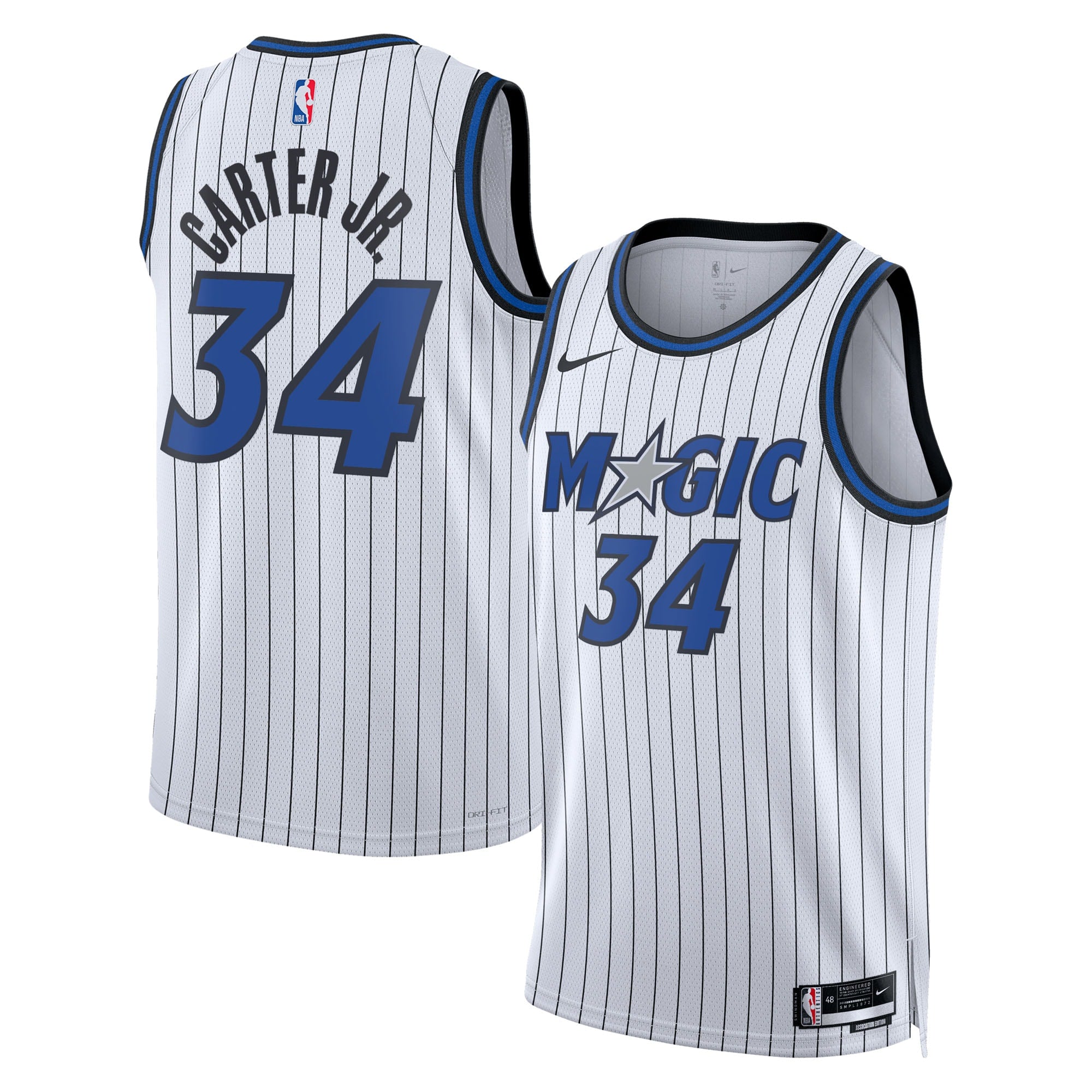 Wendell Carter Jr. Orlando Magic Association Edition Replica Swingman Jersey - White - Unisex
