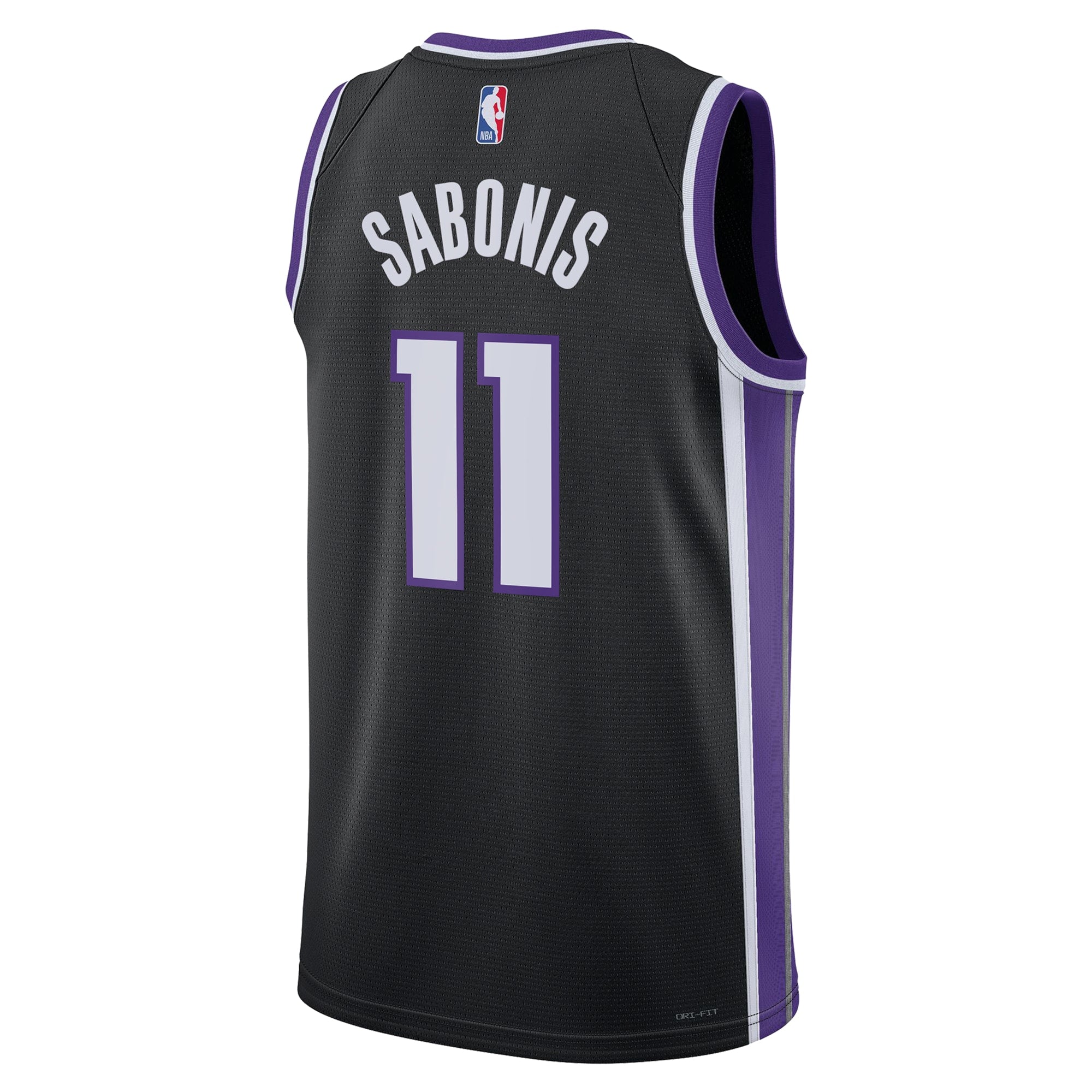 Domantas Sabonis Sacramento Kings Icon Edition Swingman Jersey - Black - Unisex