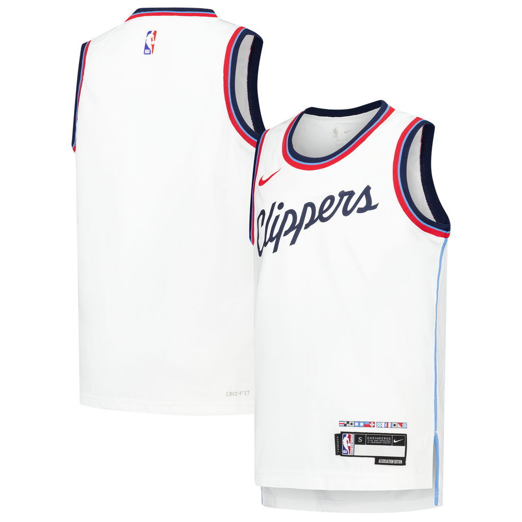Los Angeles Clippers Replica Association Wordmark Jersey - Youth