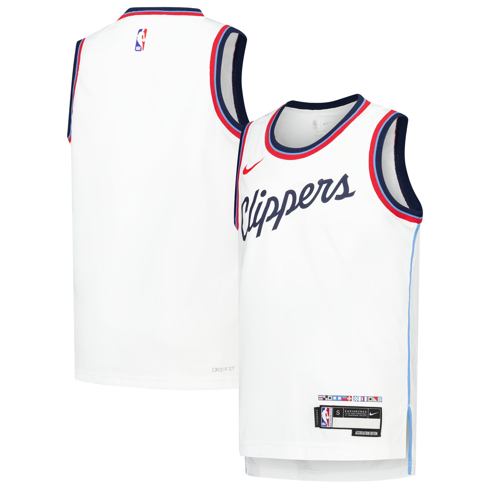 Los Angeles Clippers Replica Association Wordmark Jersey - Youth