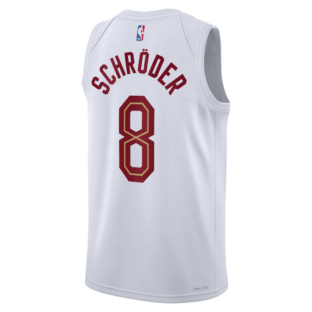 Dennis Schröder Cleveland Cavaliers Association Edition Swingman Jersey - White - Unisex