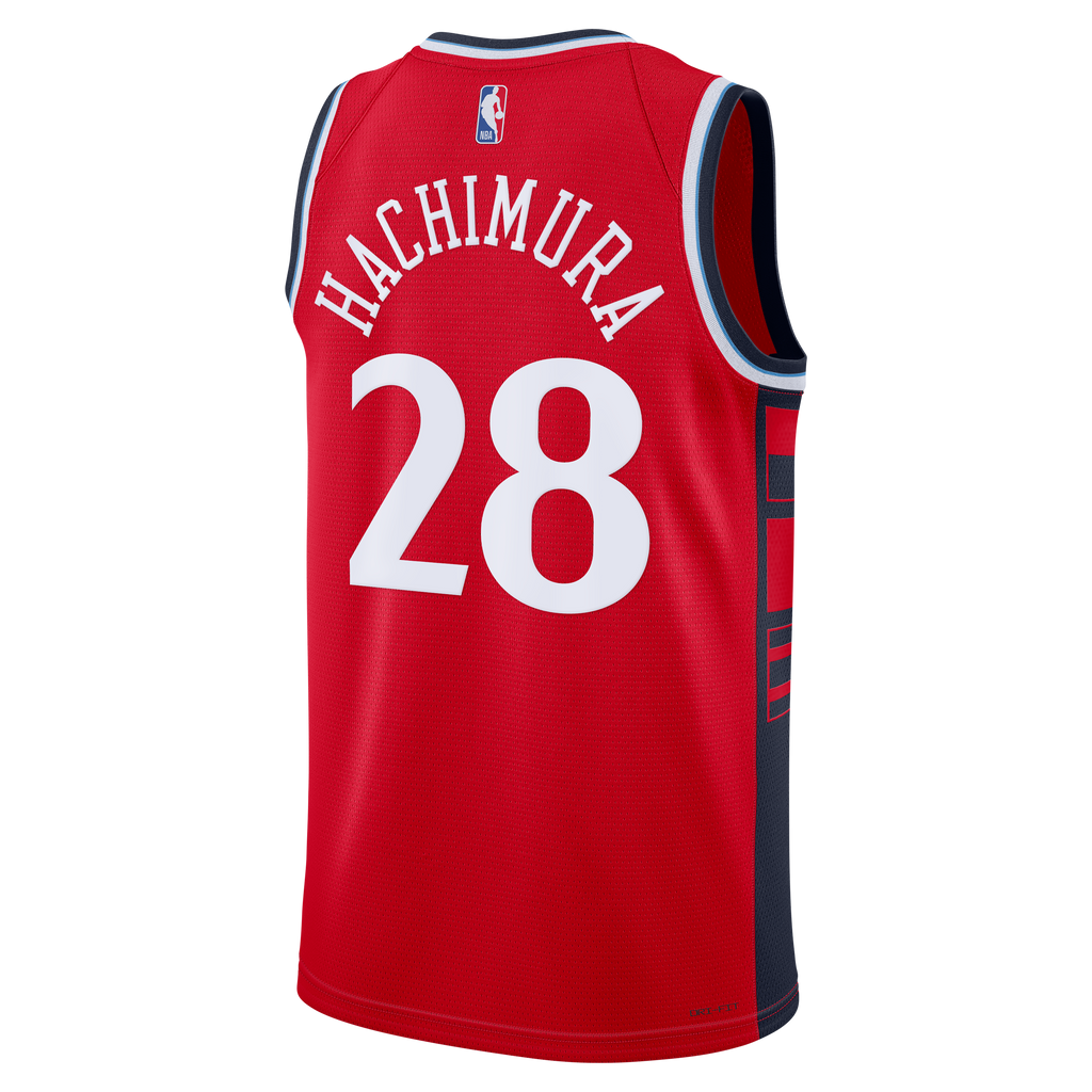 Rui Hachimura Los Angeles Clippers Statement Edition Swingman Jersey - Red - Mens