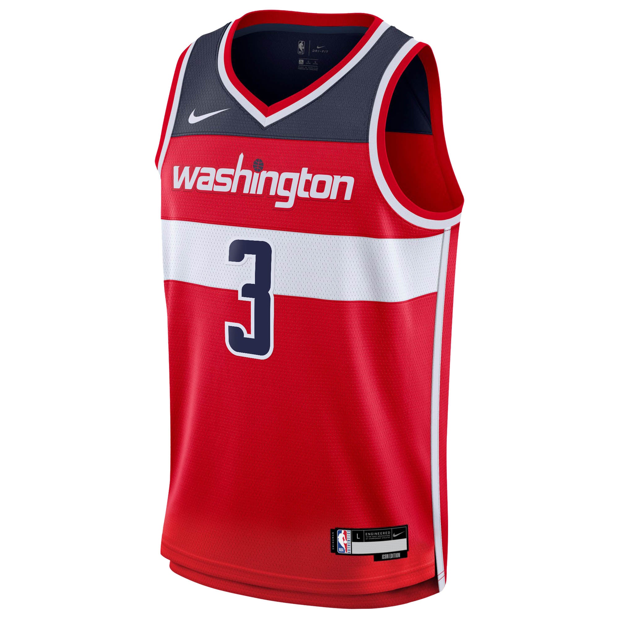 Trae Young Washington Wizards Icon Edition Swingman Jersey - Red - Youth