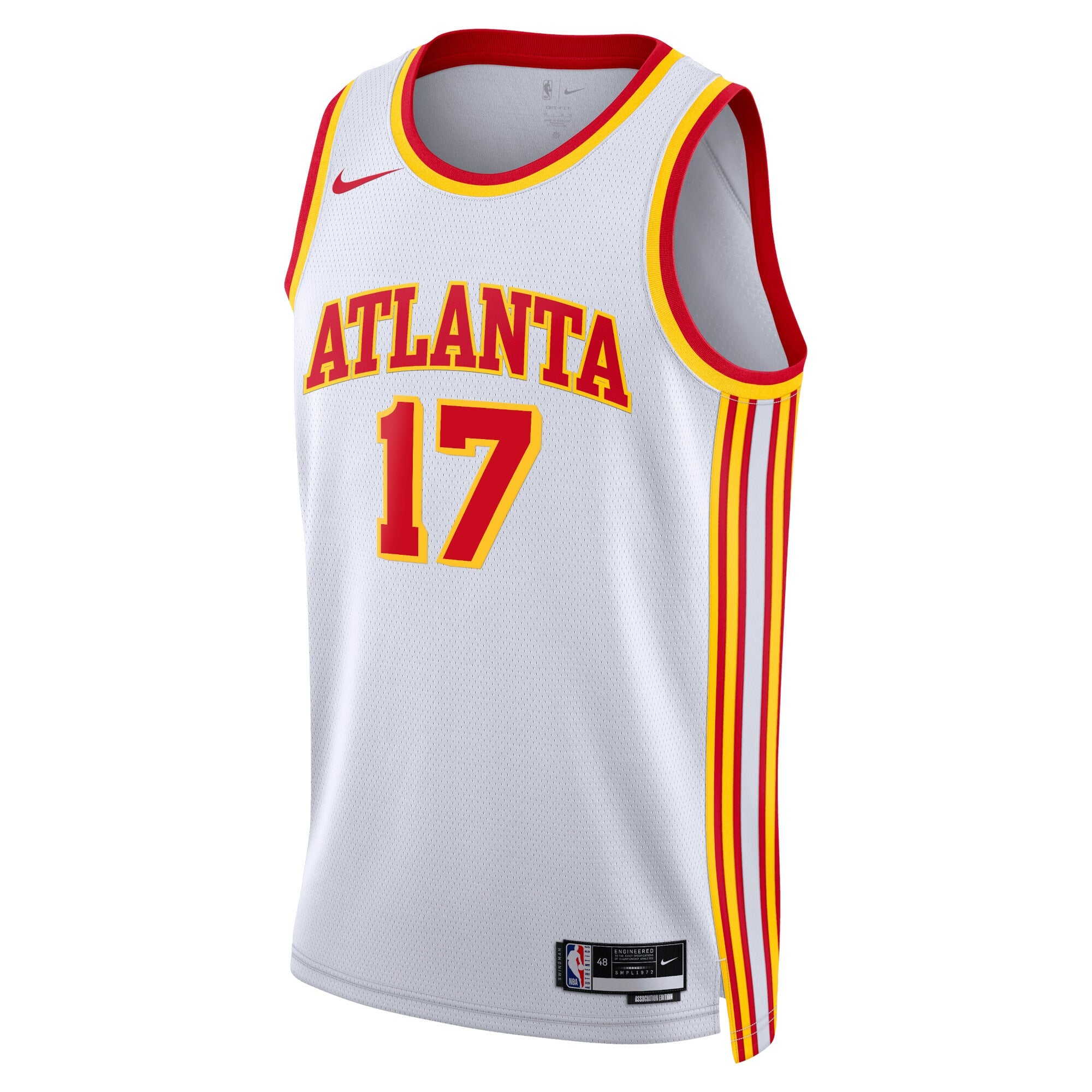 Onyeka Okongwu Atlanta Hawks Association Edition Swingman Jersey - White - Unisex