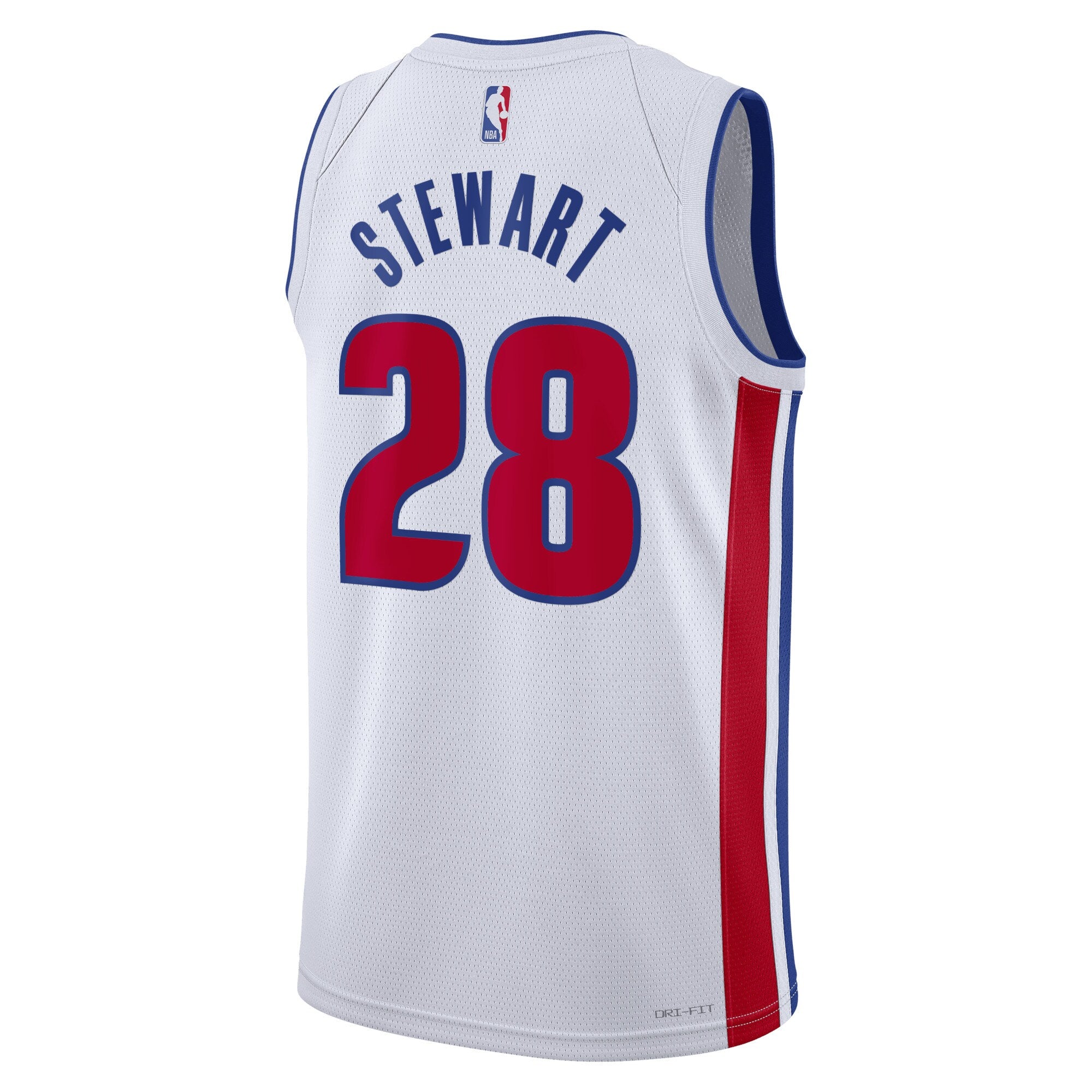 Isaiah Stewart Detroit Pistons Association Edition Swingman Jersey - White - Unisex