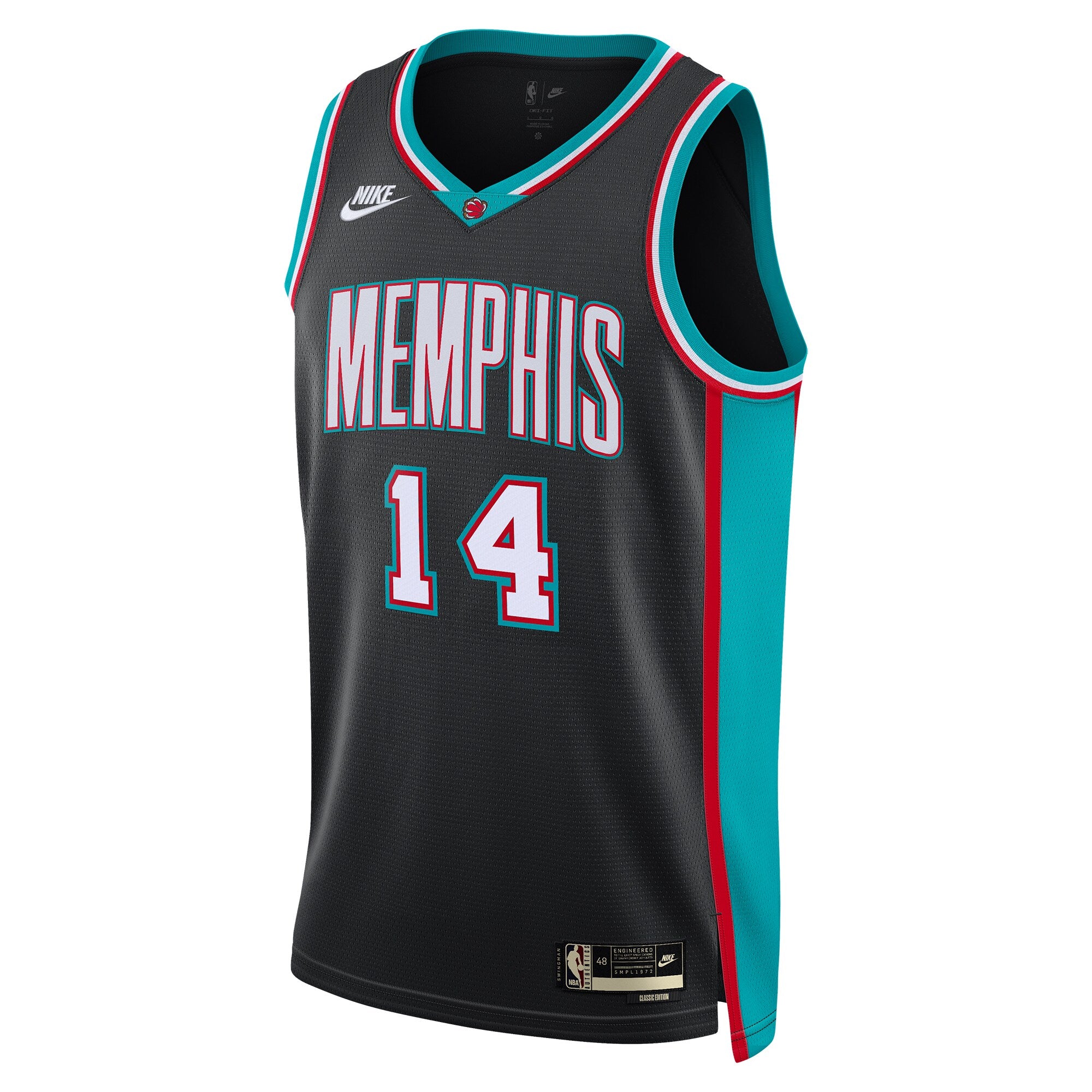 Zach Edey Memphis Grizzlies Classic Edition Jersey - Black - Unisex