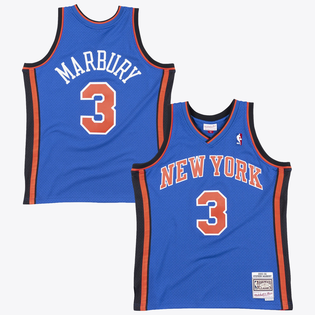 Stephon Marbury New York Knicks 2006 Authentic Swingman Jersey - Royal Blue