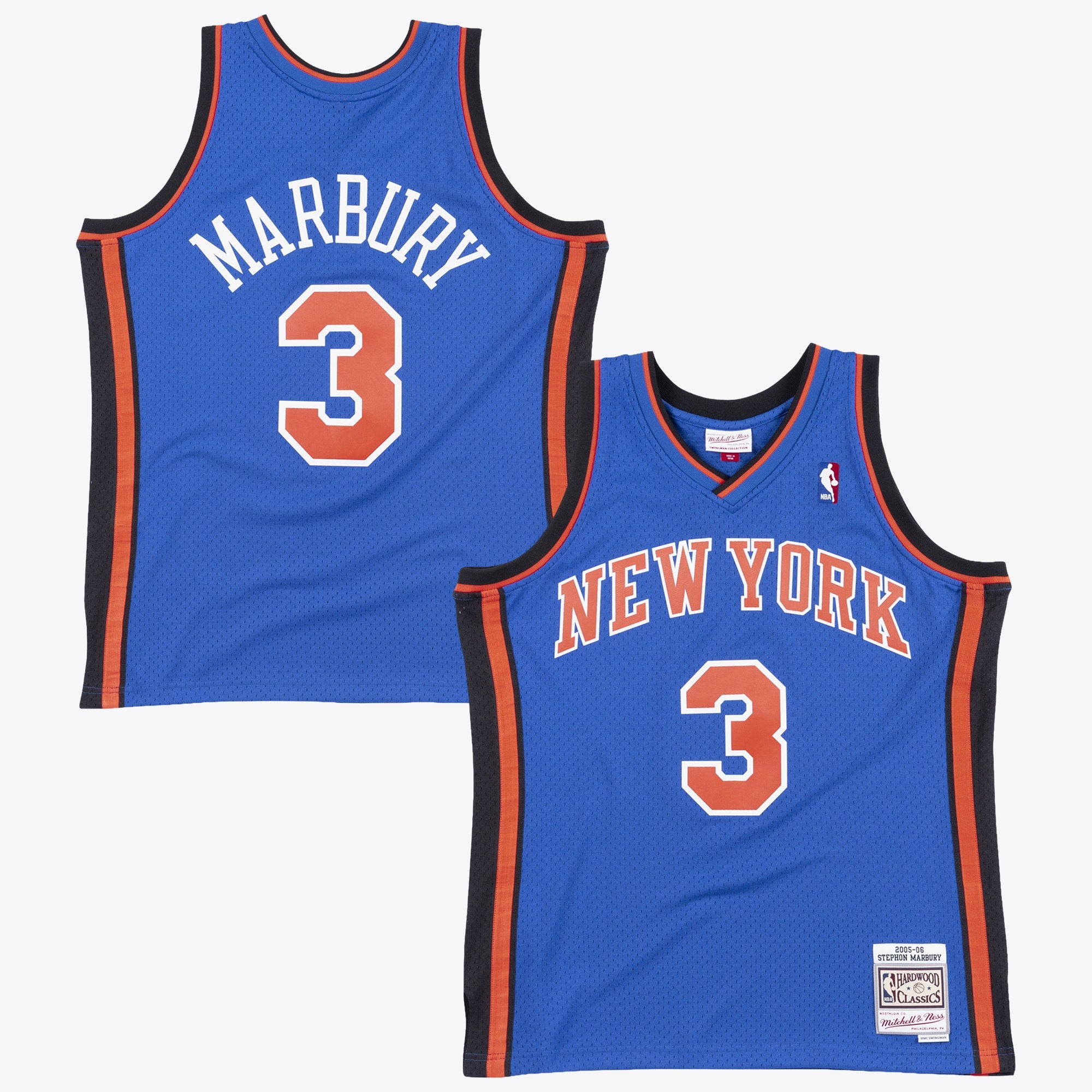 Stephon Marbury New York Knicks 2006 Authentic Swingman Jersey - Royal Blue
