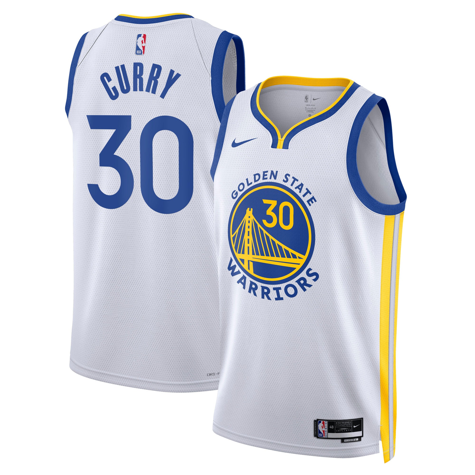Stephen Curry Golden State Warriors Swingman Association Jersey - Unisex